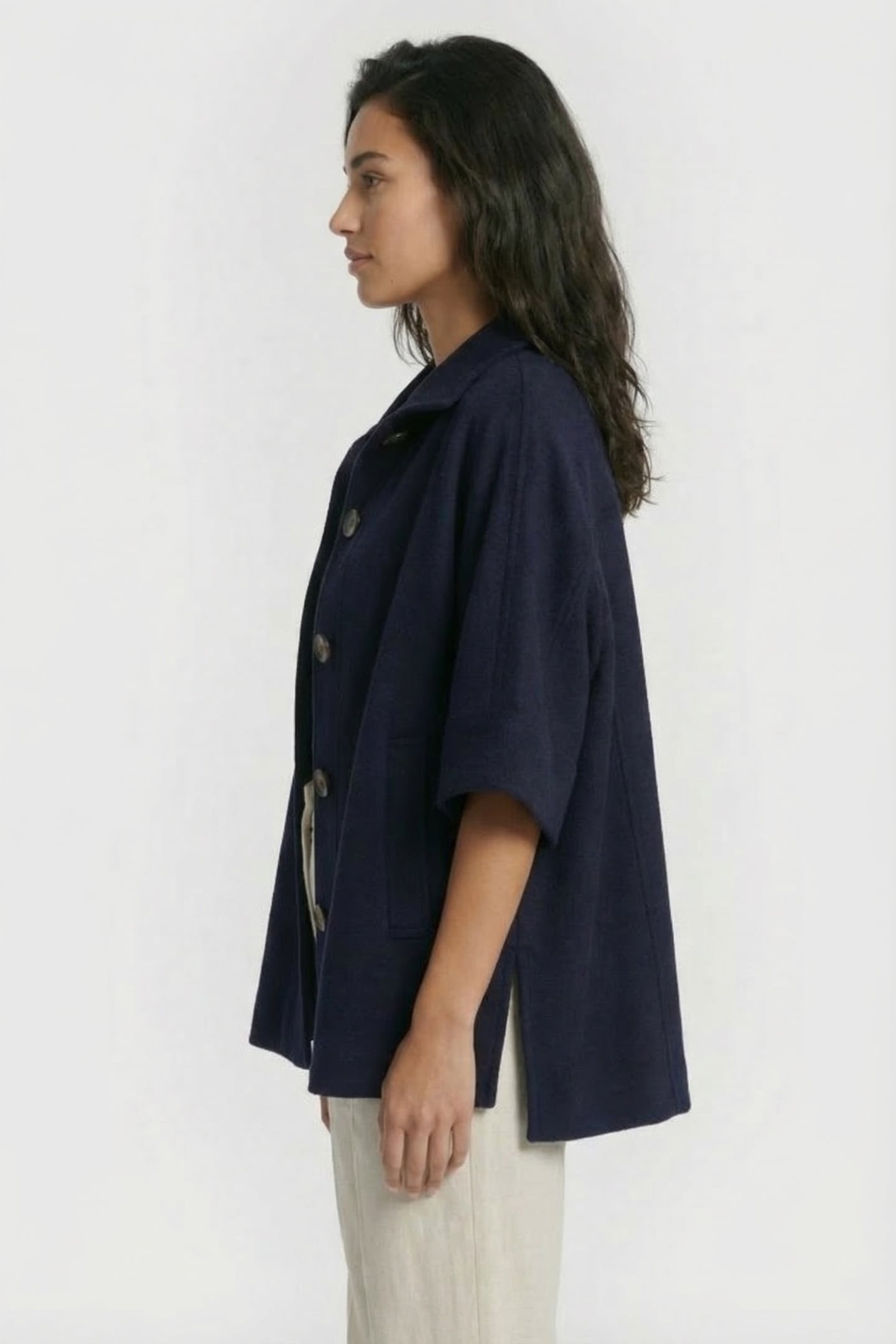 IVY WOOL JACKET NAVY 3