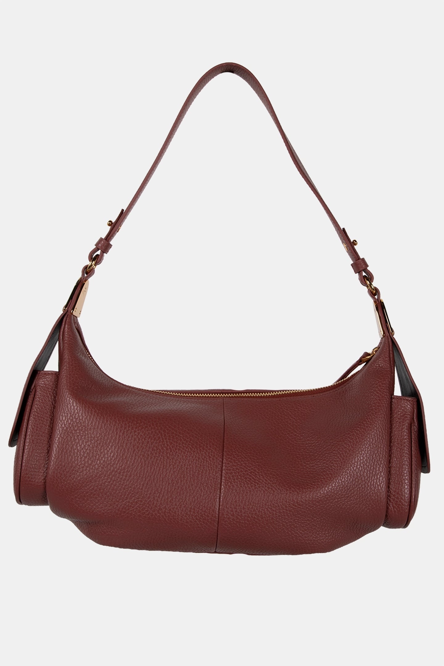 MEDIUM SHOULDER BAG WITH POCKETS IN BROWN 3