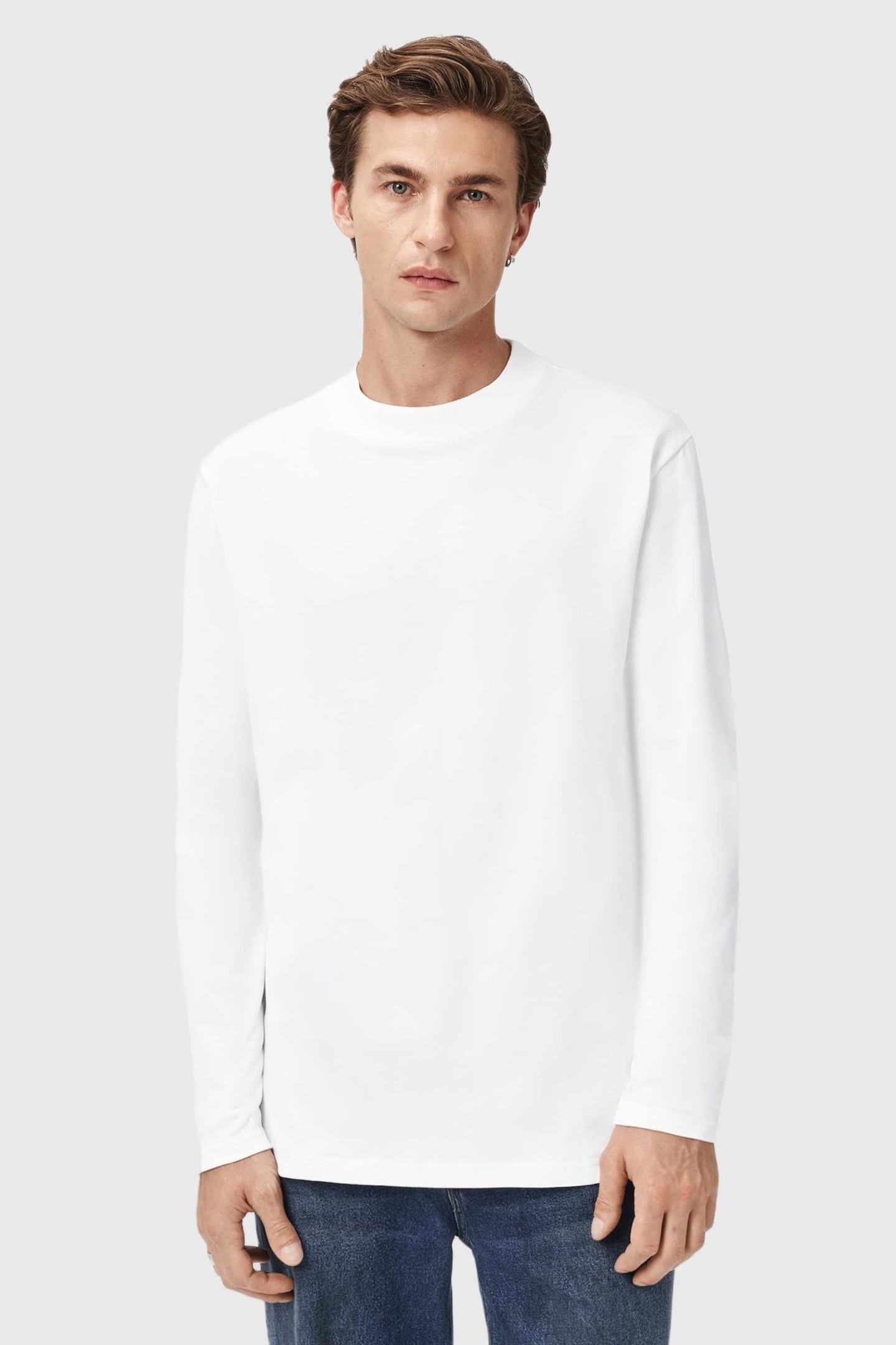 NERO LS CREW CHALK WHITE 1