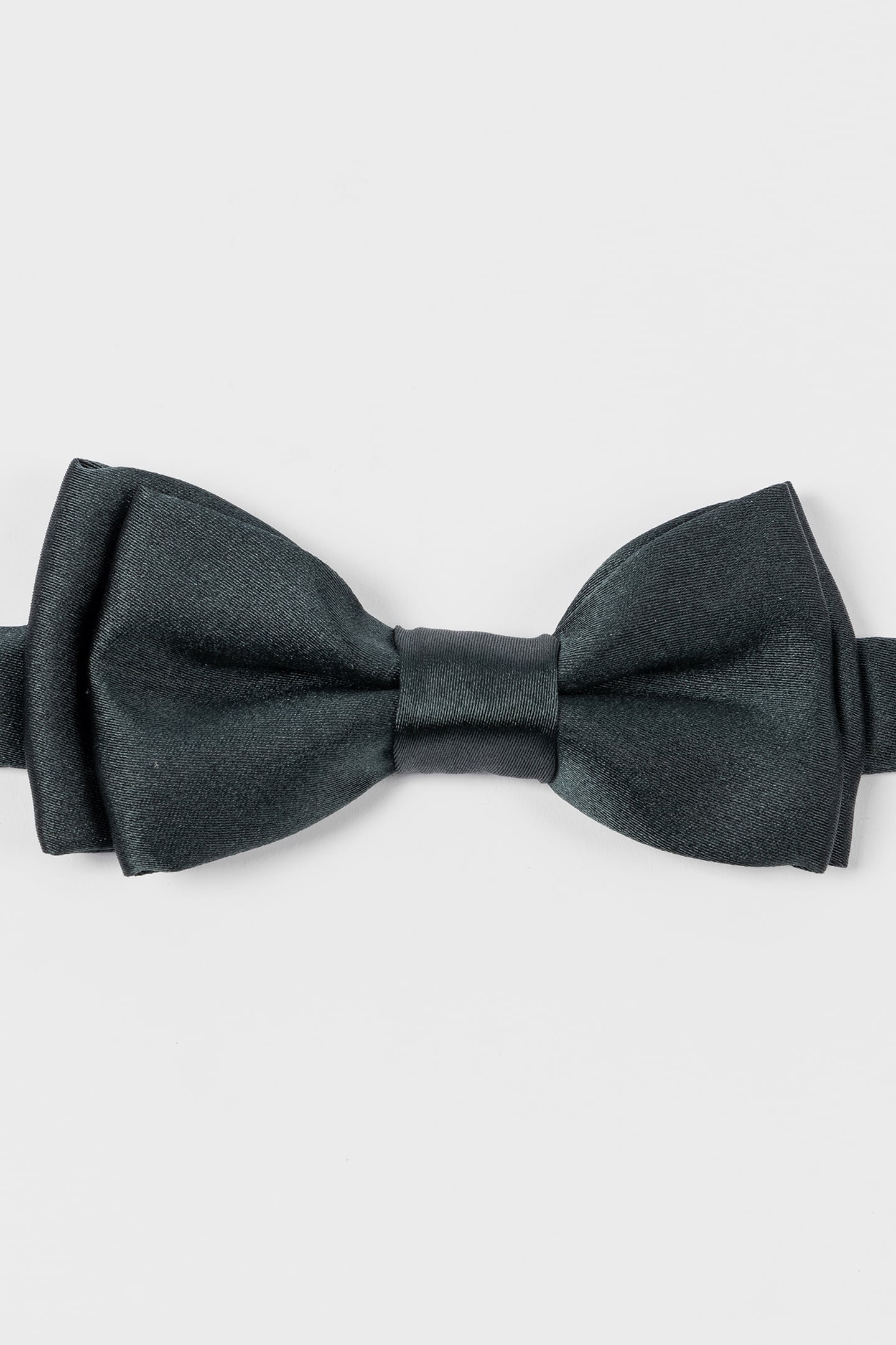 BOWTIE PLAIN SILK VERY DARK GREEN 1