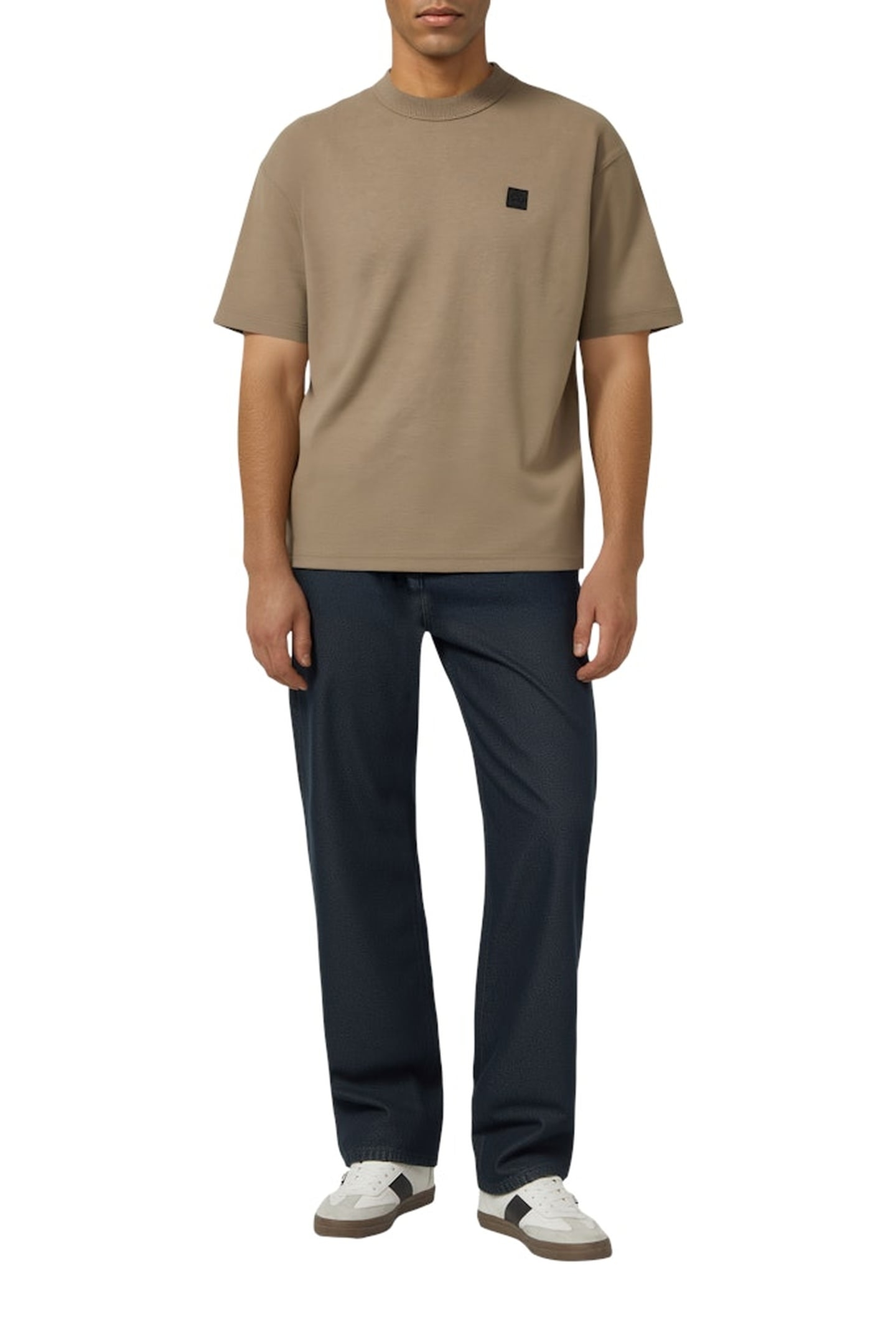 S.OLIVER T-SHIRTS BROWN 1