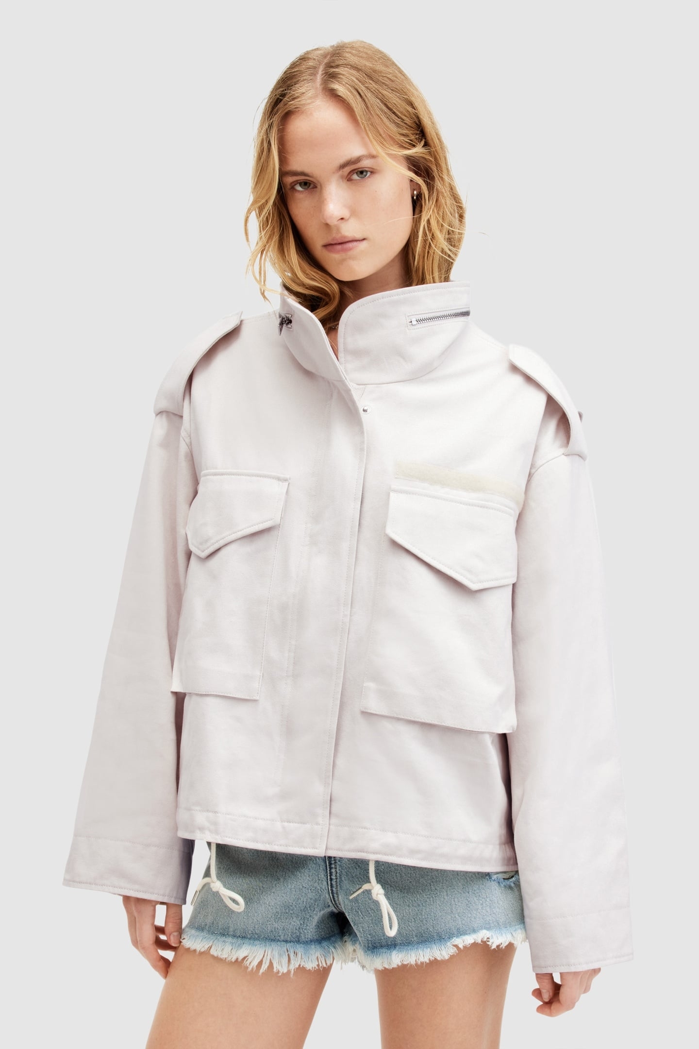 AMELIA JACKET WHITE SAND 1