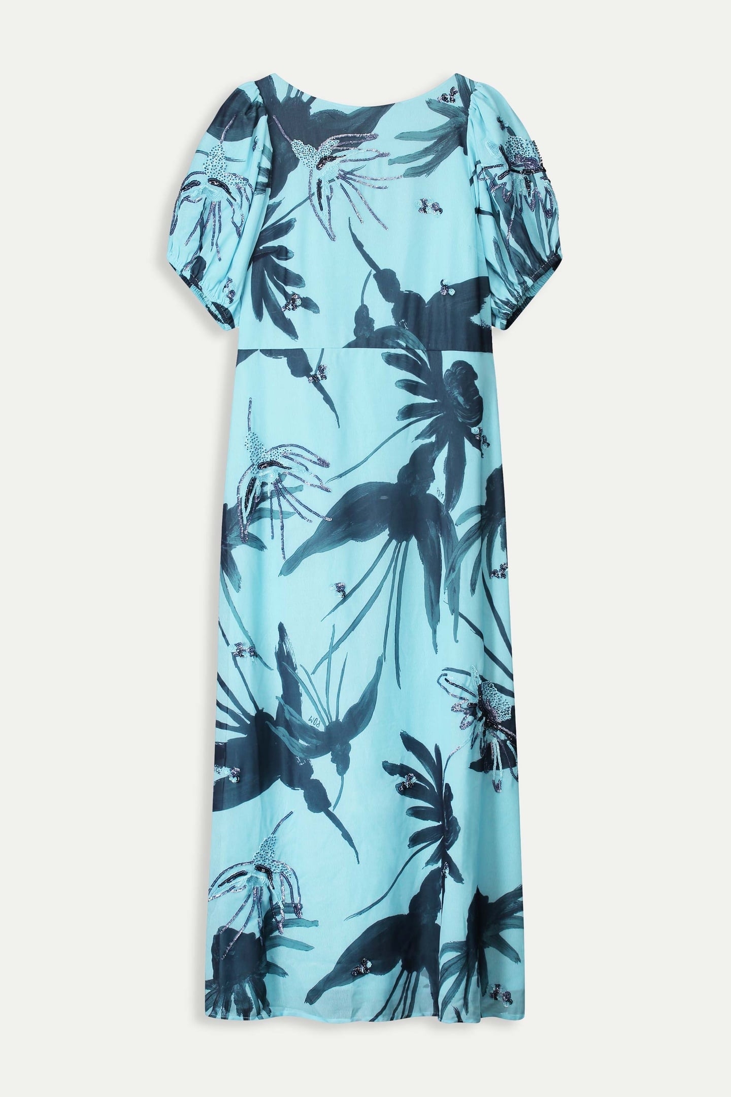 DRESS - ARTISAN BLUE SEQUINS 5