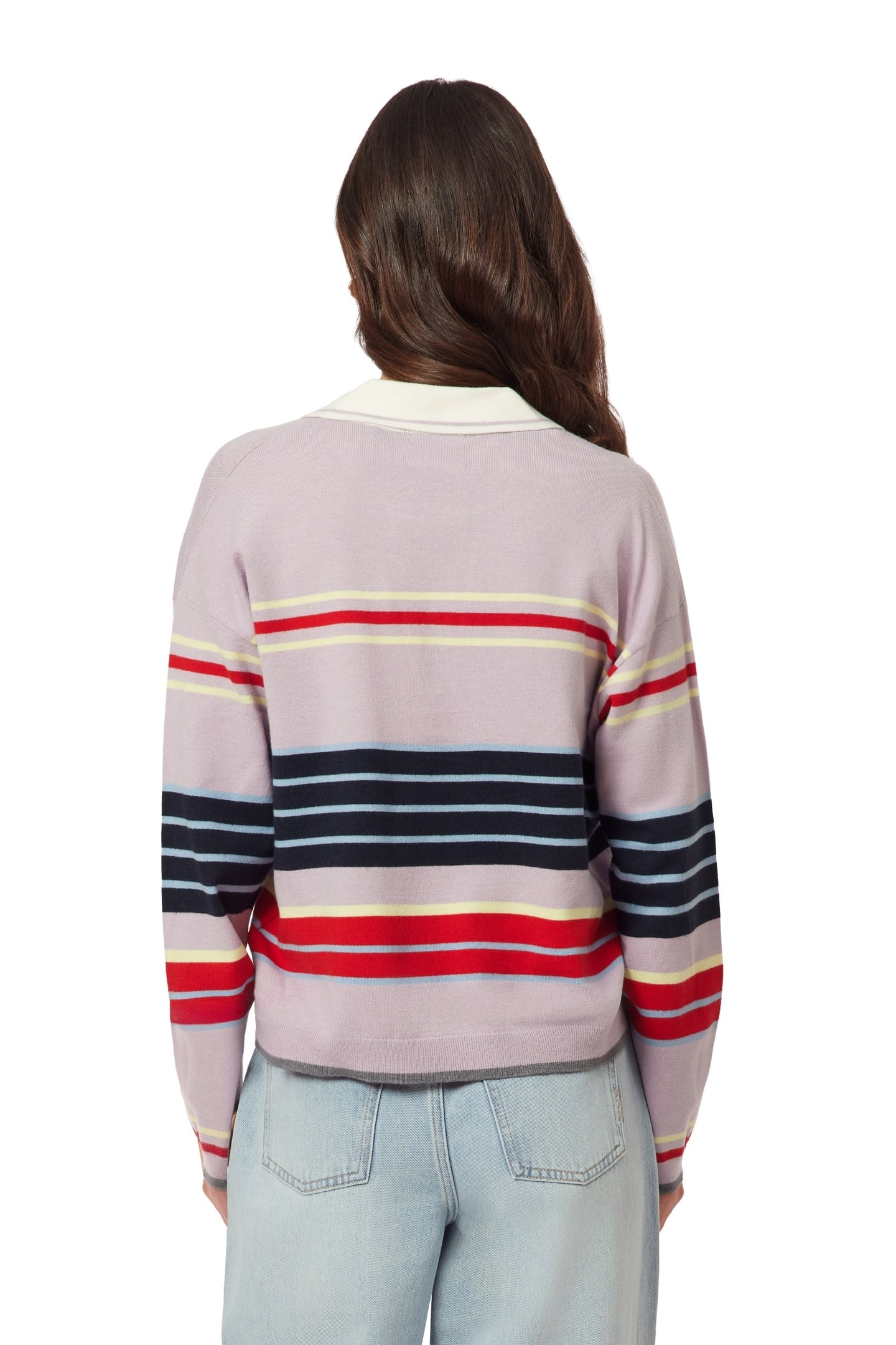 RUGBY PULLOVER IRIS ENGINEERED STRIPE 5