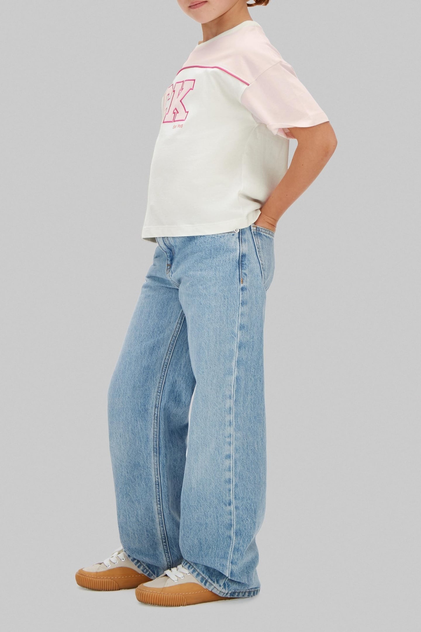 GIRLS COLLEGIATE COLORBLOTEE EGRET 4