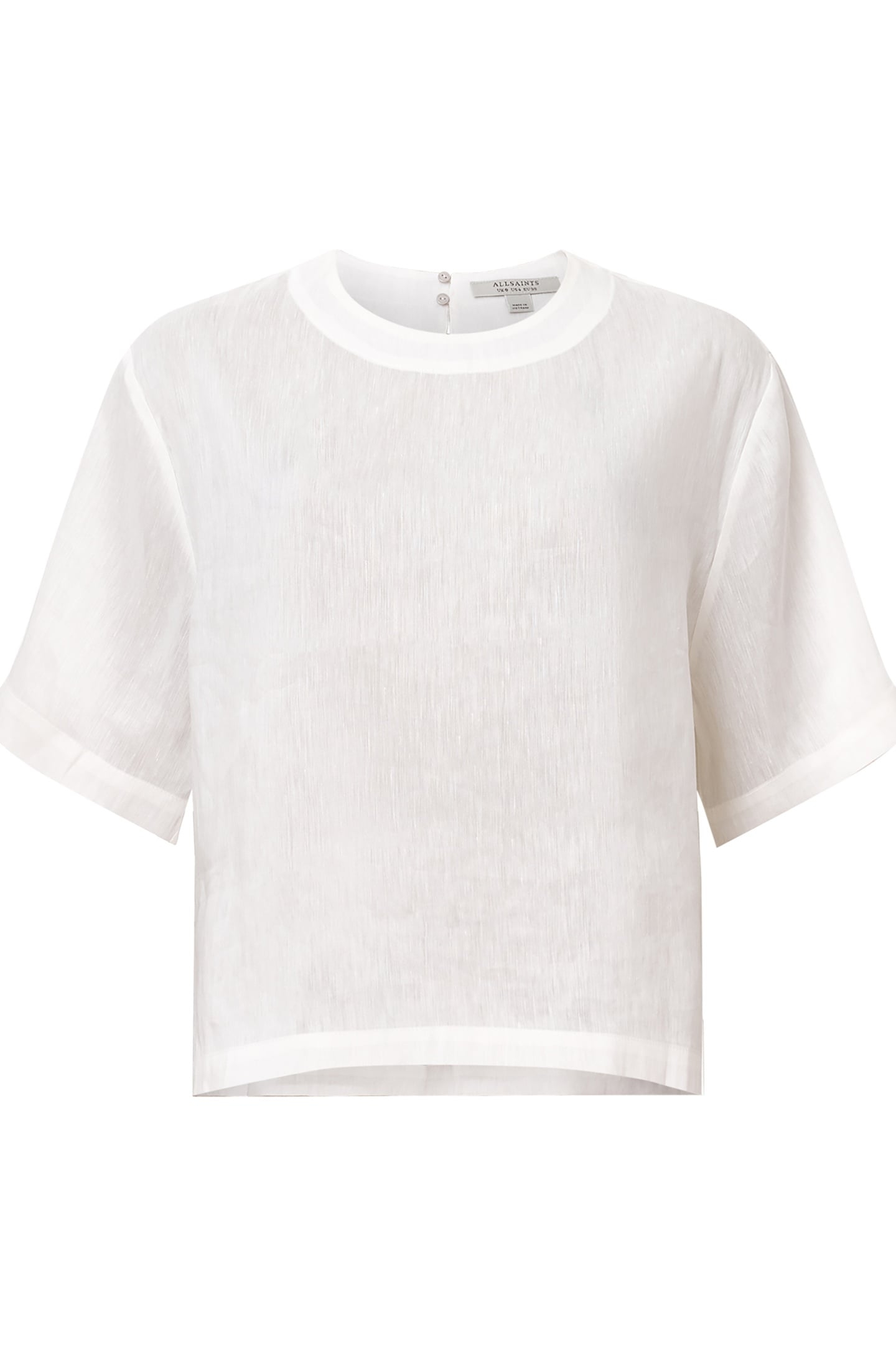 LOTTIE LINEN TOP CHALK WHITE 7