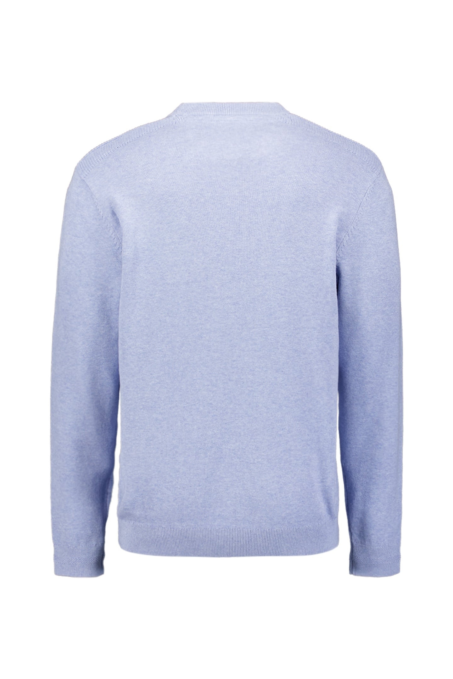 PULLOVER CREW NECK MELANGE BLUE 2