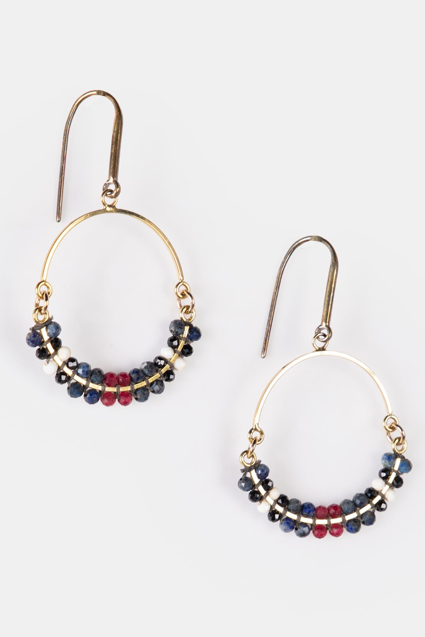 EARRINGS BIJOUX NAVY 2