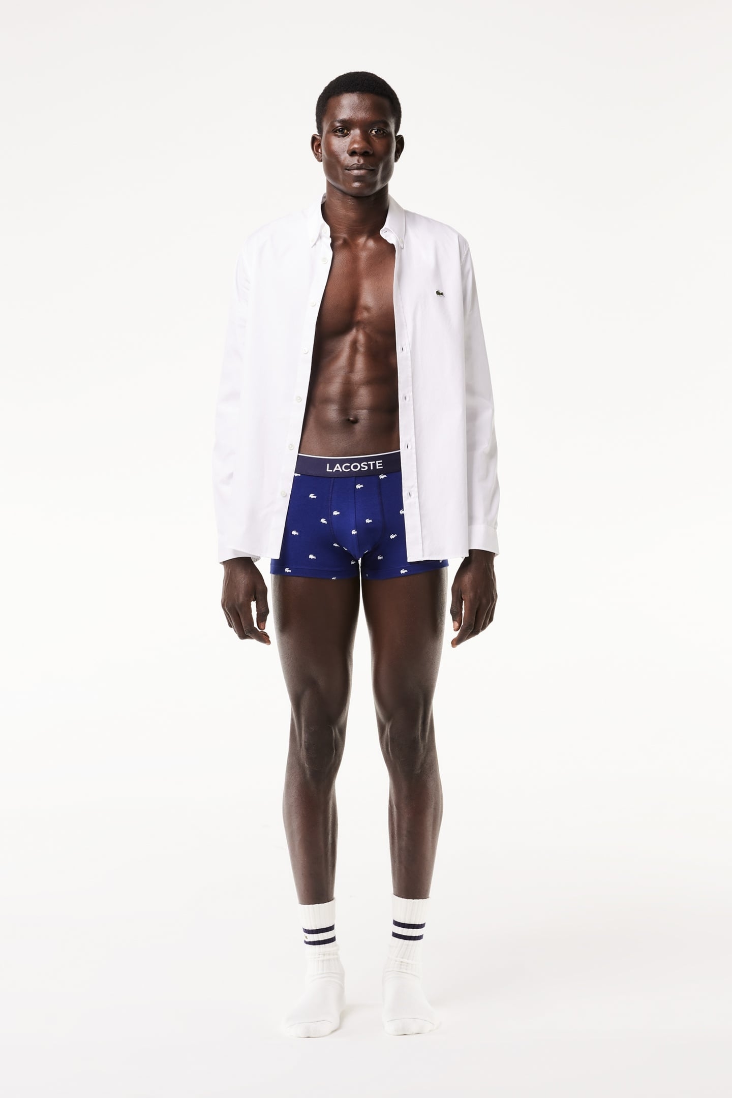 TRUNK MEN METHYLENE/SILVER CHINE 8