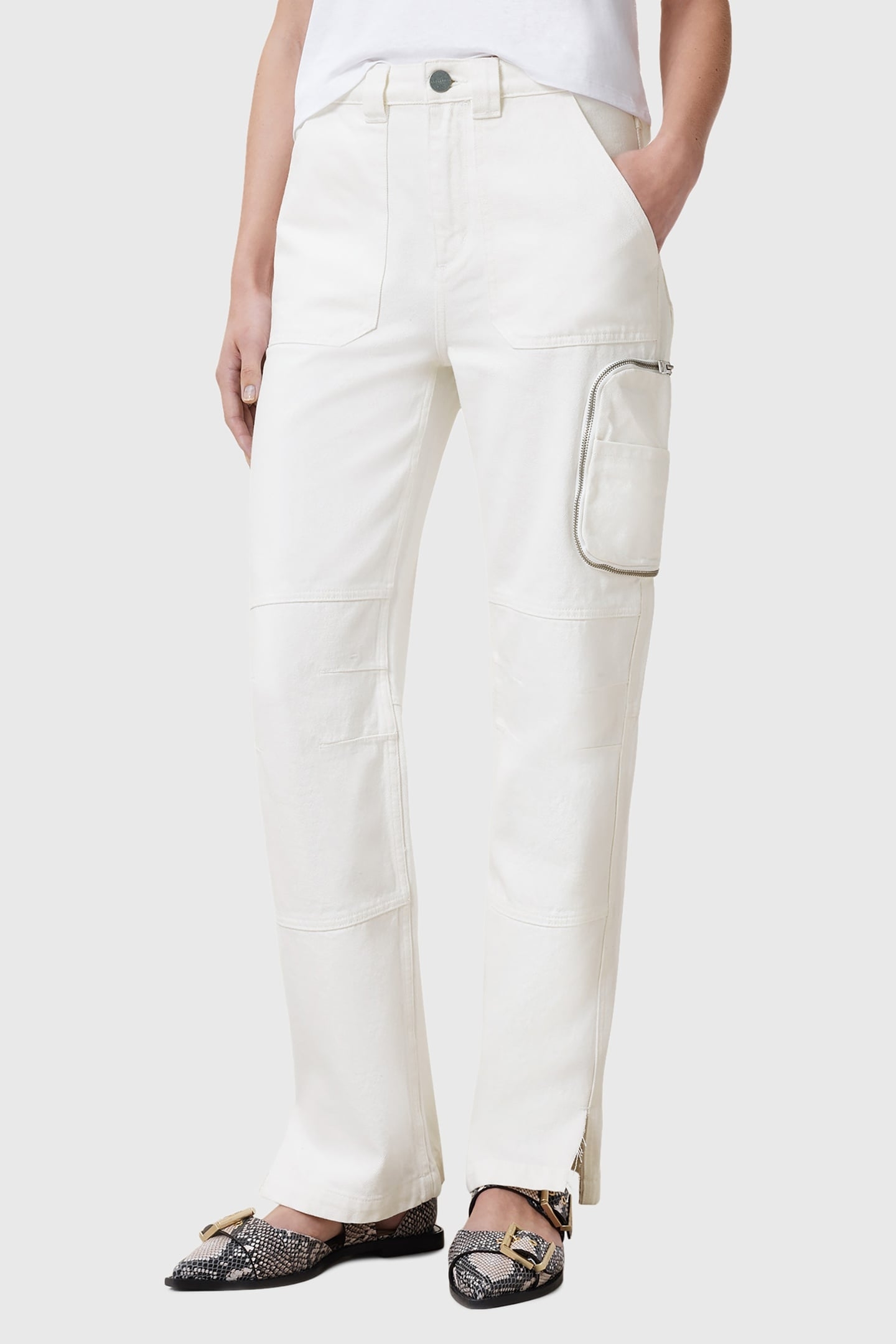 FLORENCE CARGO JEAN OFF WHITE 2