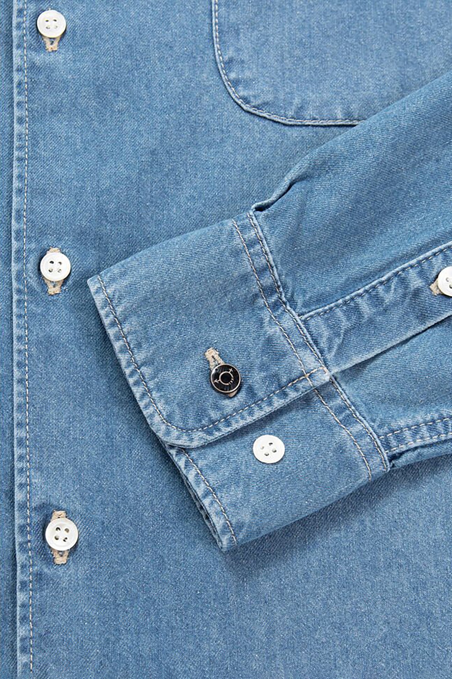 UNISEX WATERLESS DENIM GENDER FREE SHIRT 2