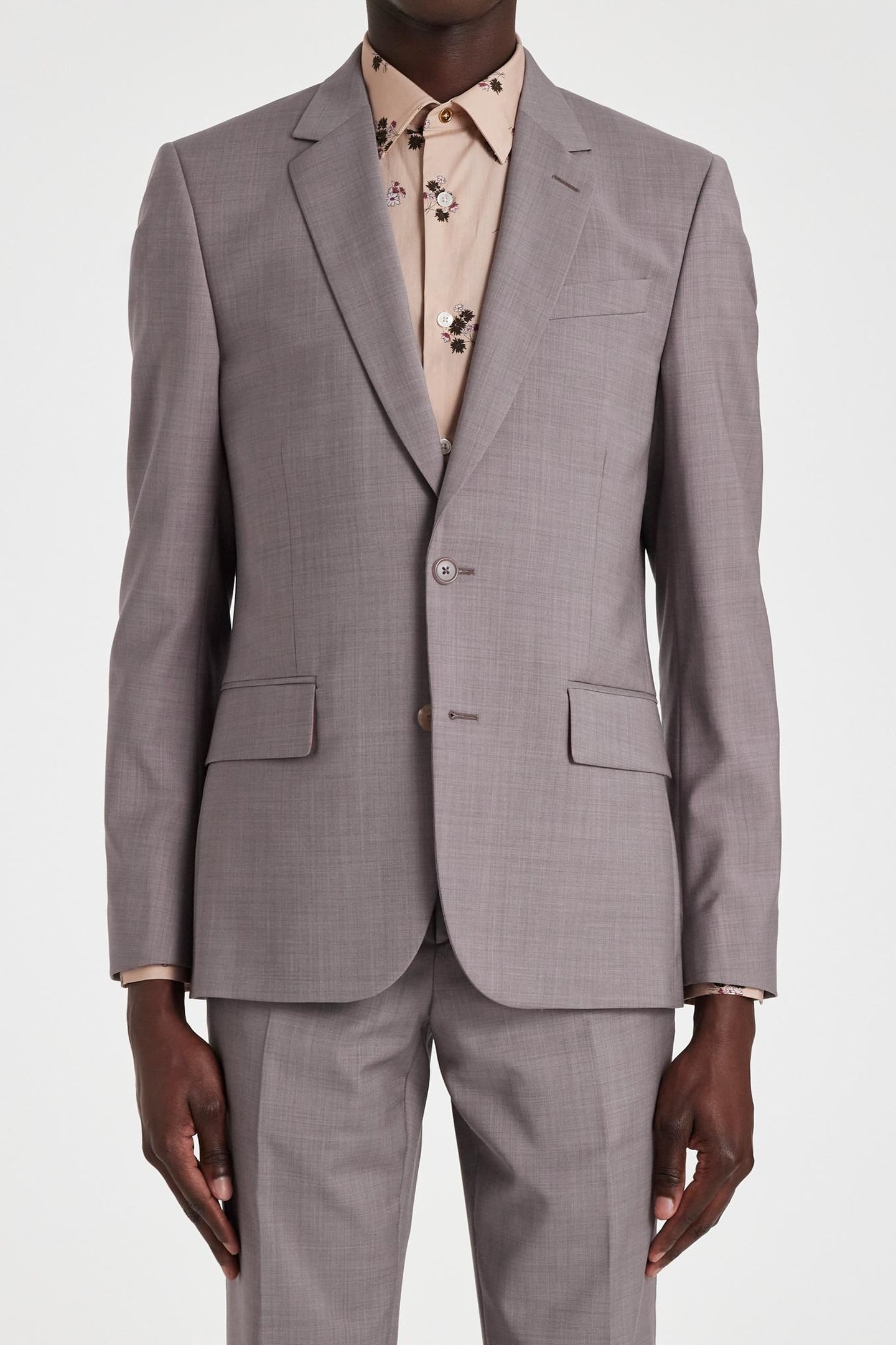 TAILORED FIT 2BTN SUIT LILAC 1