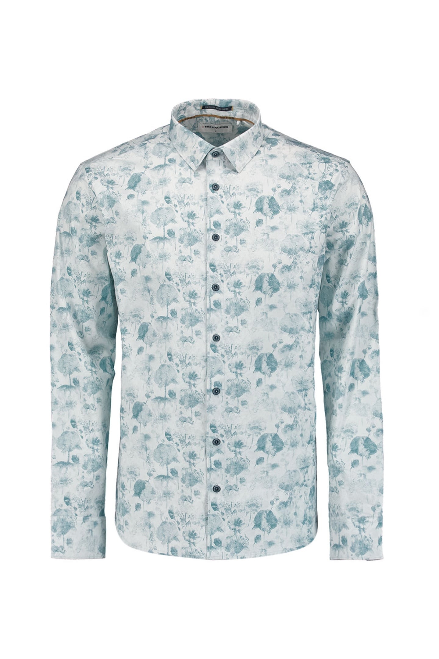 SHIRT STRETCH ALLOVER PRINTED CHALK 5