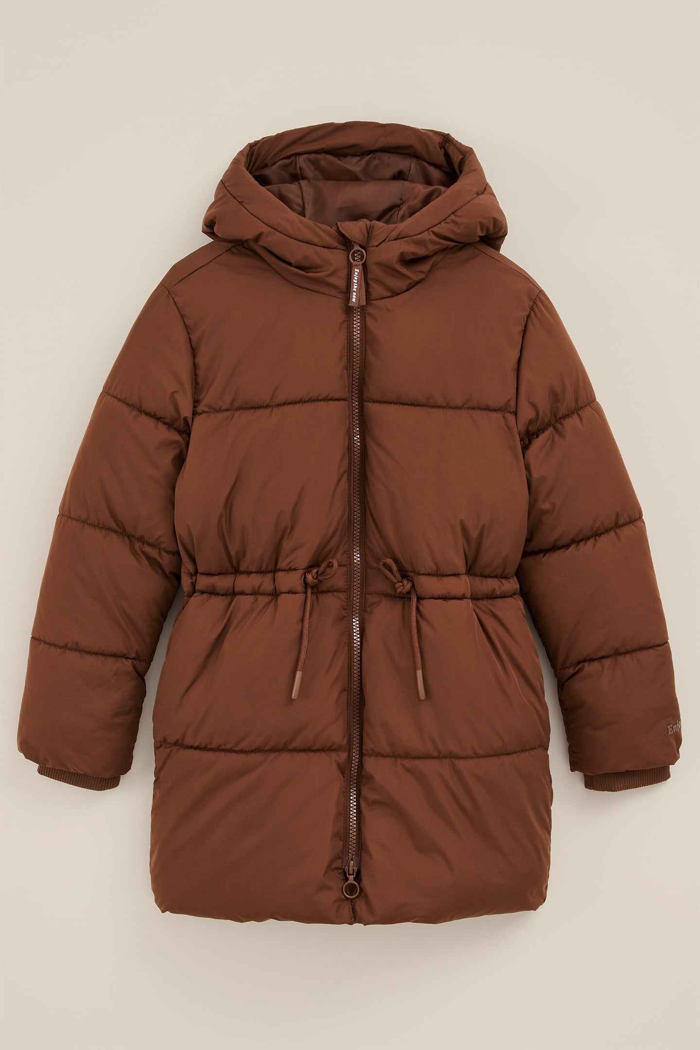 JACKET LONG LENGTH BROWN 3