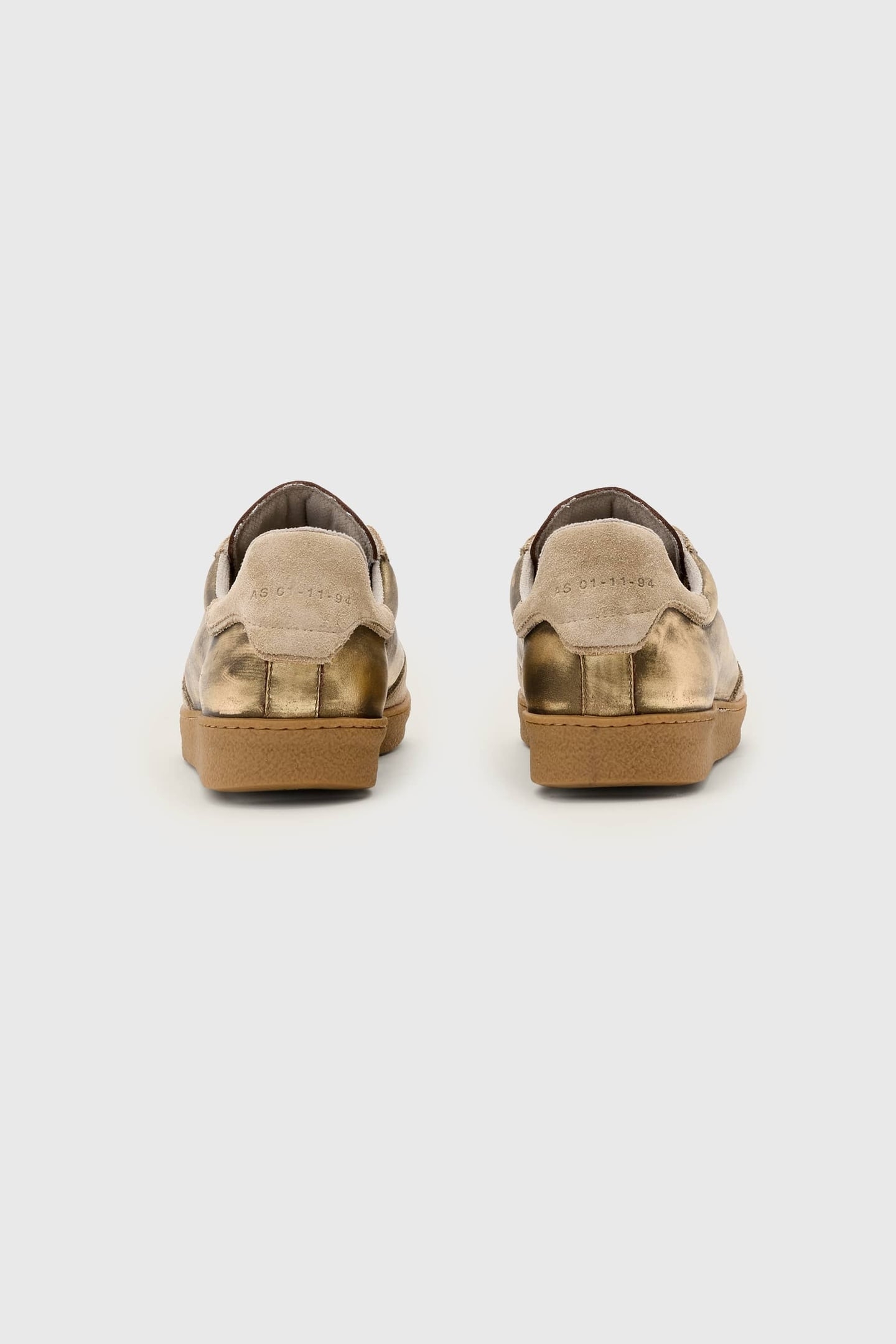 THELMA SUEDE SNEAKER ANTIQUE GOLD 3
