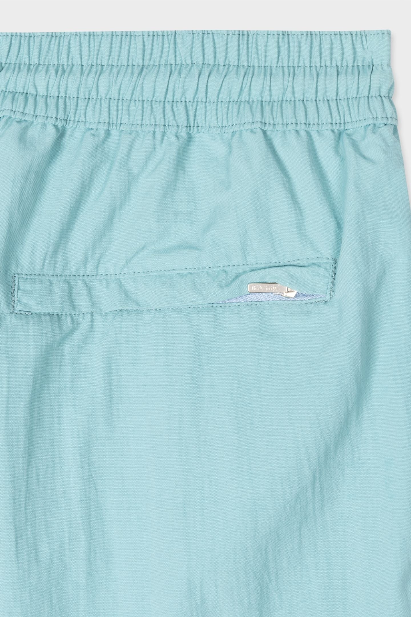 SWIMSHORT PLN+STRP PETROL BLUE 2