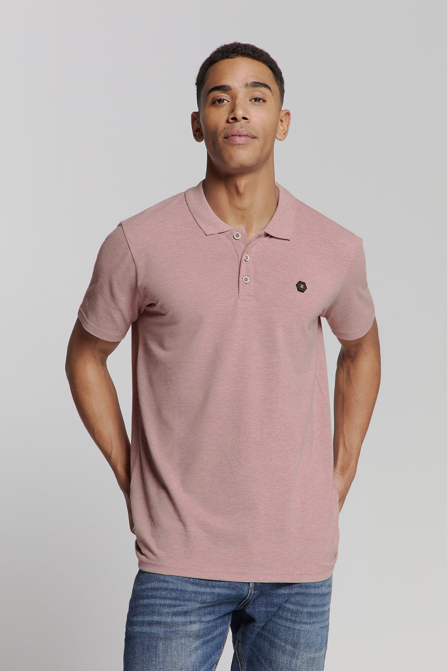 POLO MELANGE MAUVE 1