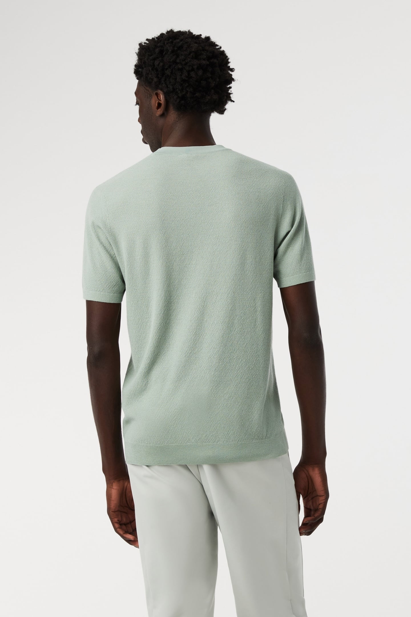 FECAS V2.Y8.01 FLAT-KNIT-SHIRT DUSTY MINT 2