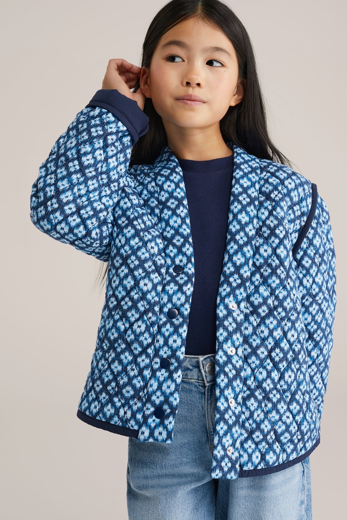 JACKET NORMAL LENGTH BLUE 1