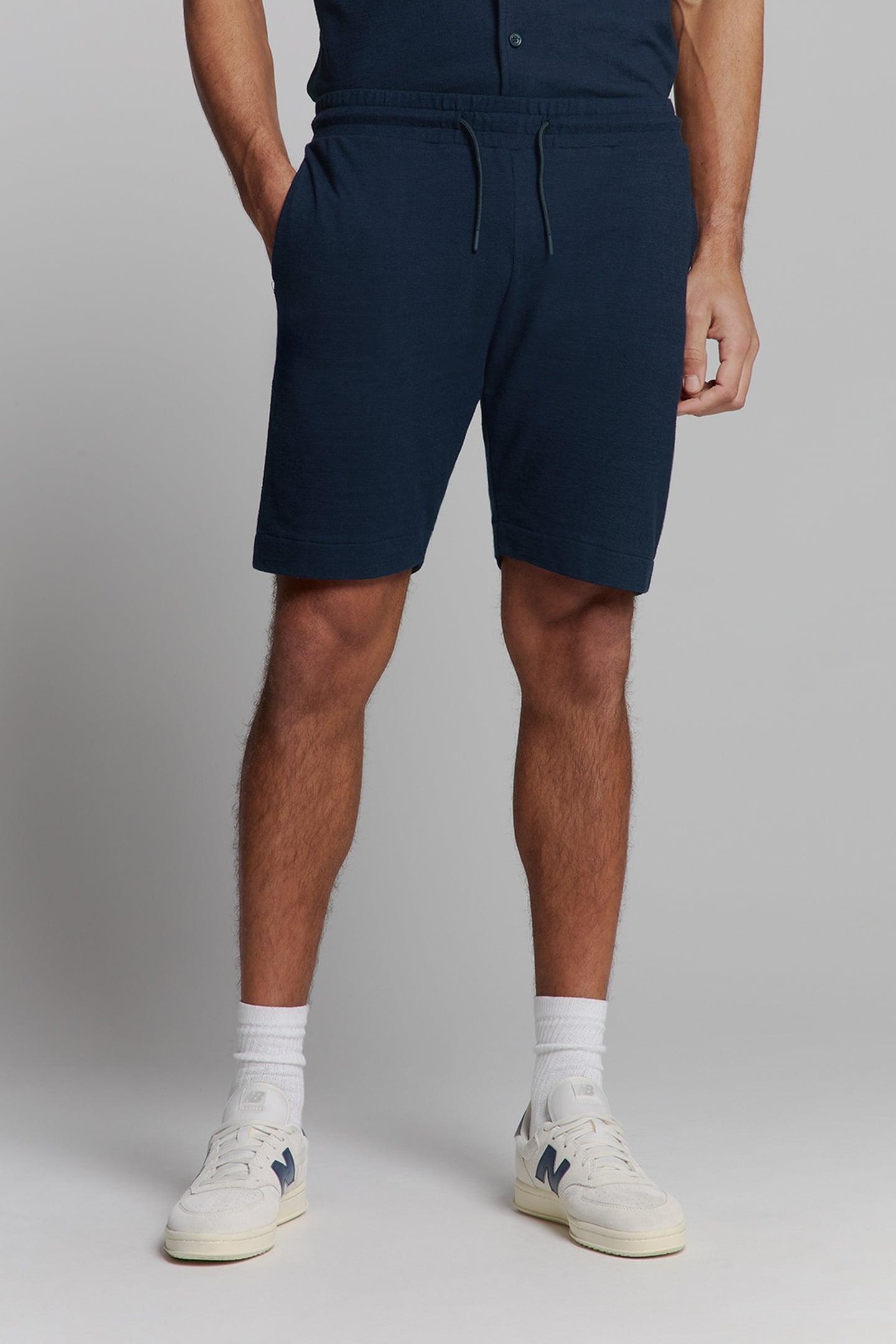 SHORT JERSEY SOLID TERRY DEEP BLUE 1