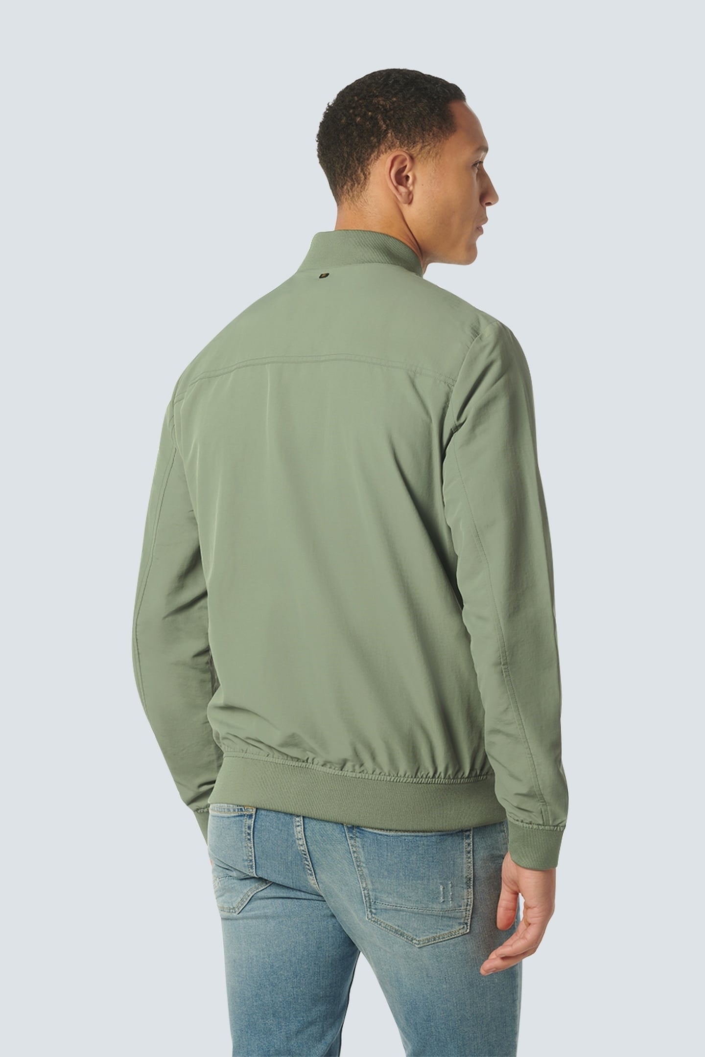JACKET SHORT FIT BOMBER LIGHT ARMY 3