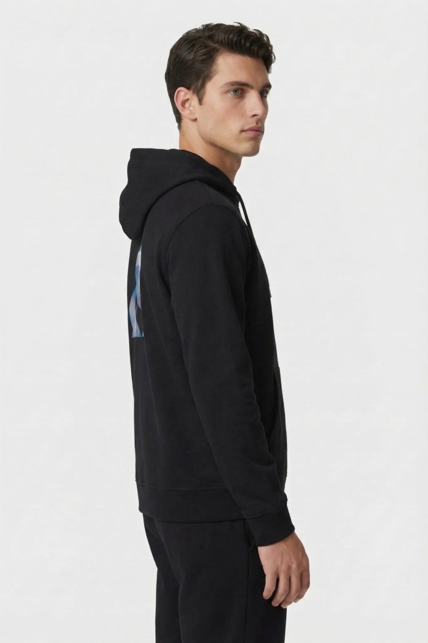 BLACK SWEAT HOODY 3
