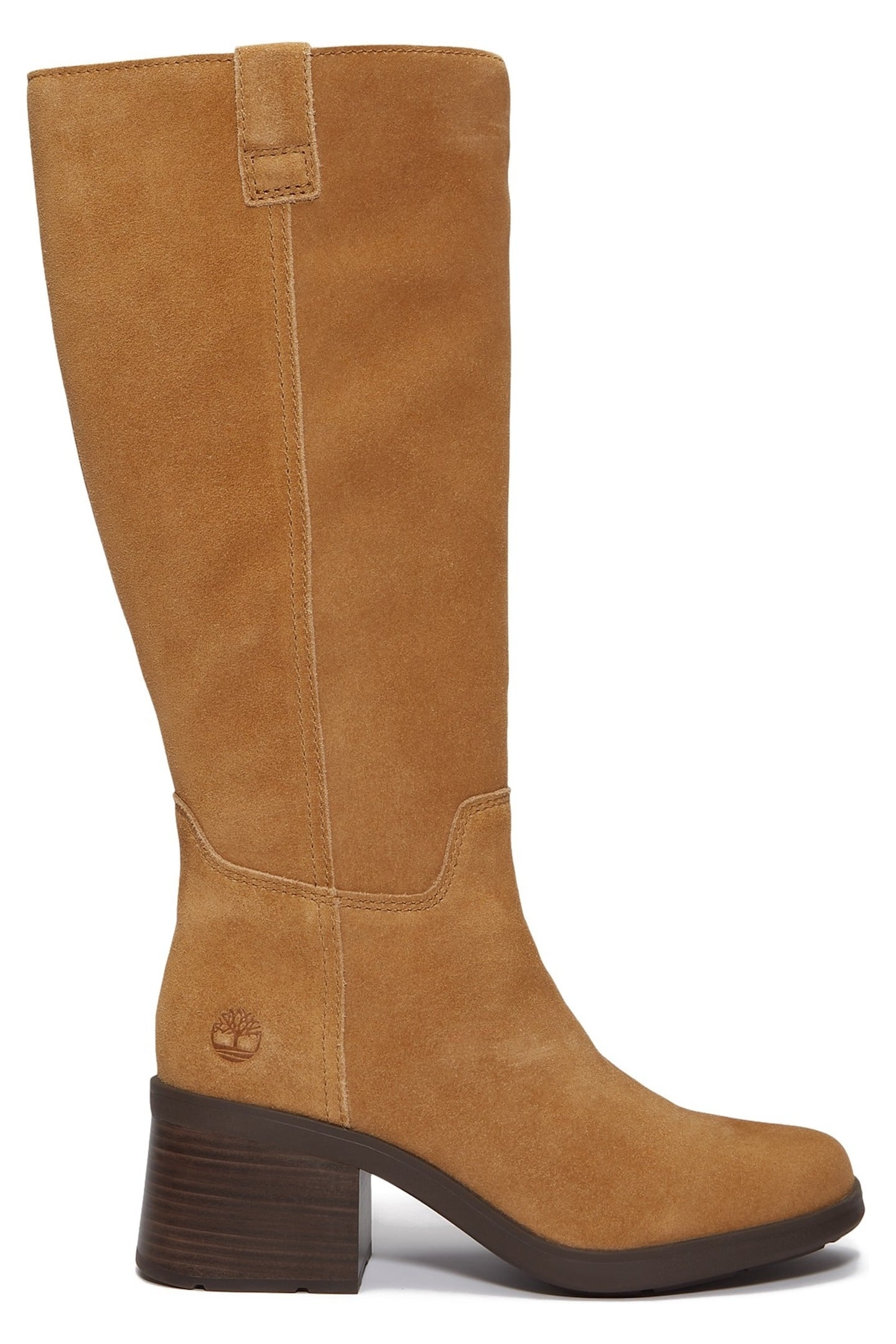 BELLEVAUX TALL ZIP UP BOOT MEDIUM BROWN SUEDE 1