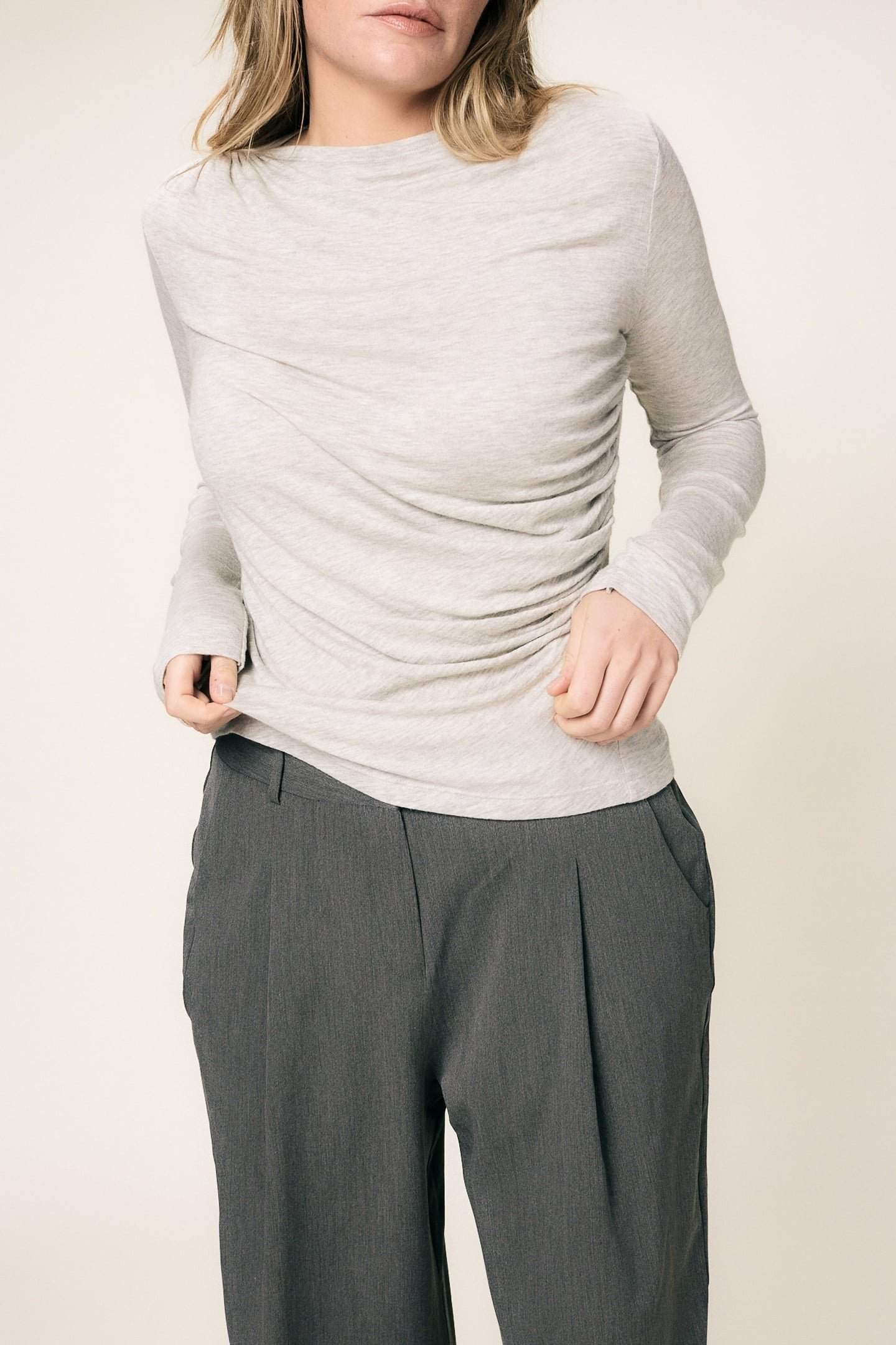 ALYSSA GREY MELANGE 1