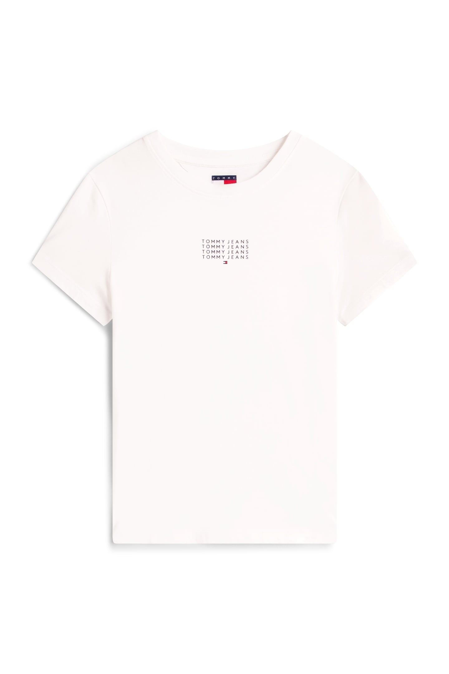 SLIM MULTI LINEAR TEE ECRU 2