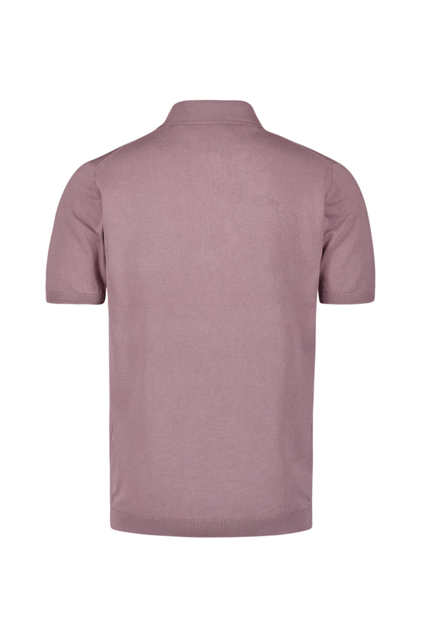 PULLOVER SHORT SLEEVE POLO ZIP SOLID MAUVE 6