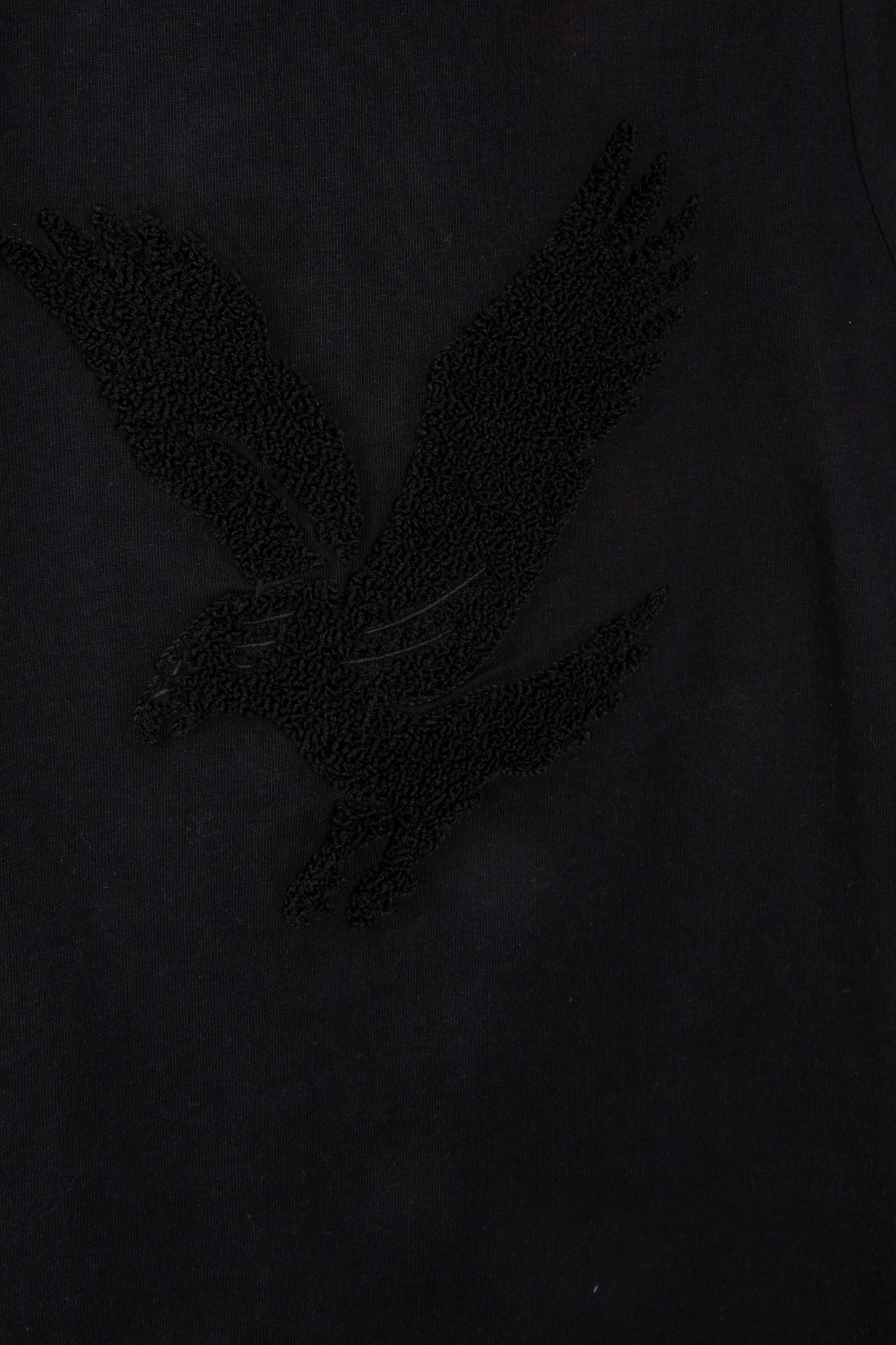 TOWELLING EAGLE T-SHIRT JET BLACK 4