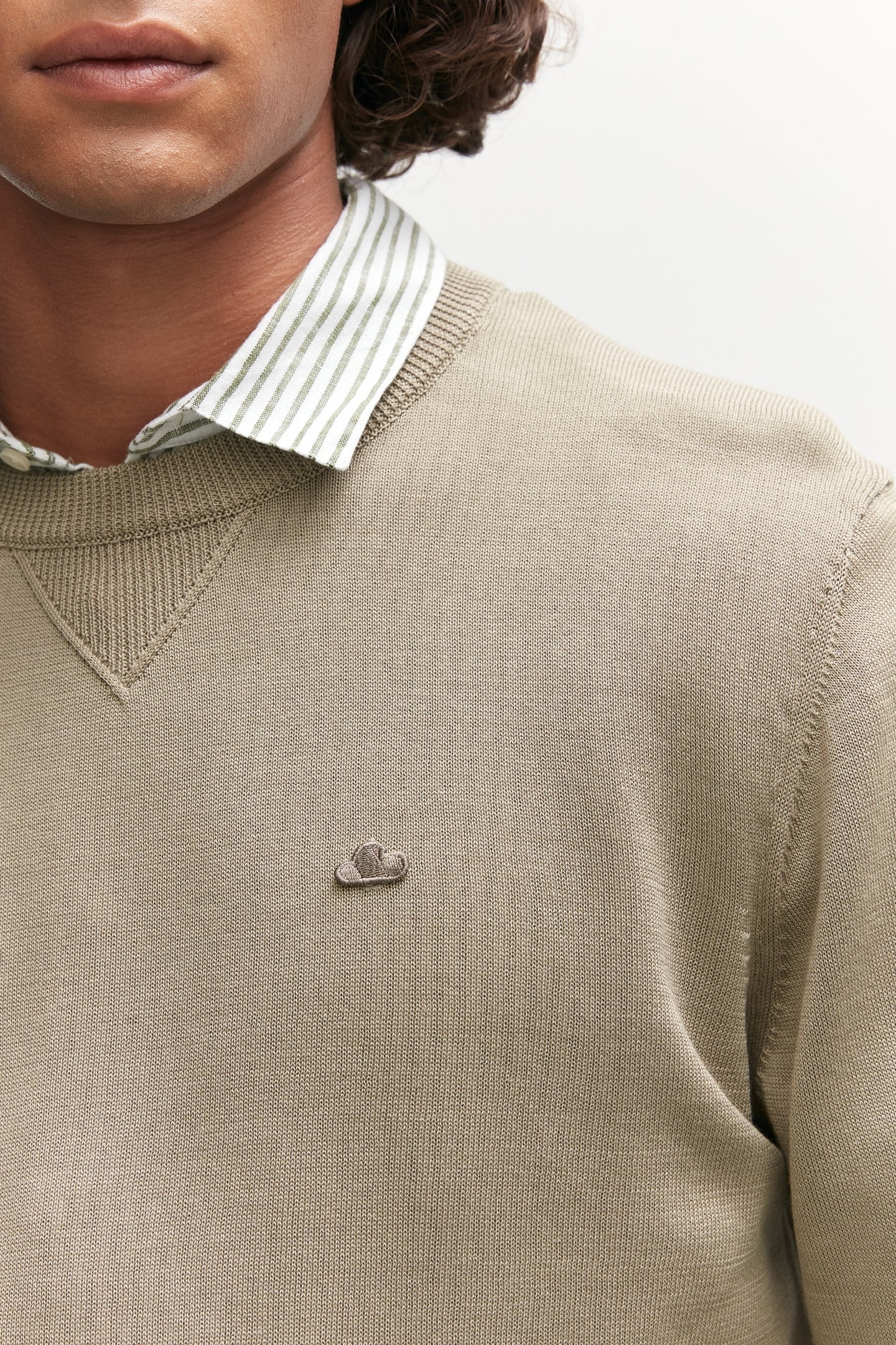 KOREAN KNITWEAR DARK BEIGE 5