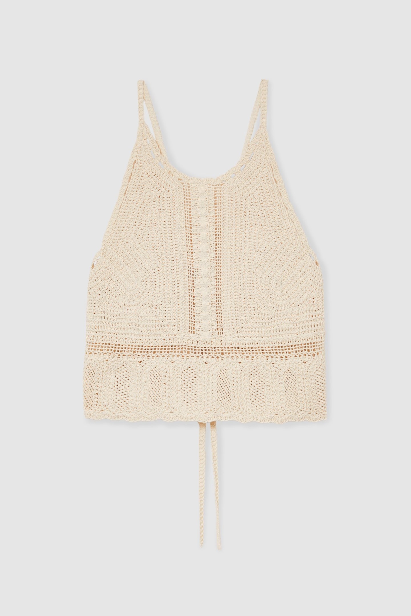 CROCHET TOP CREAM 5