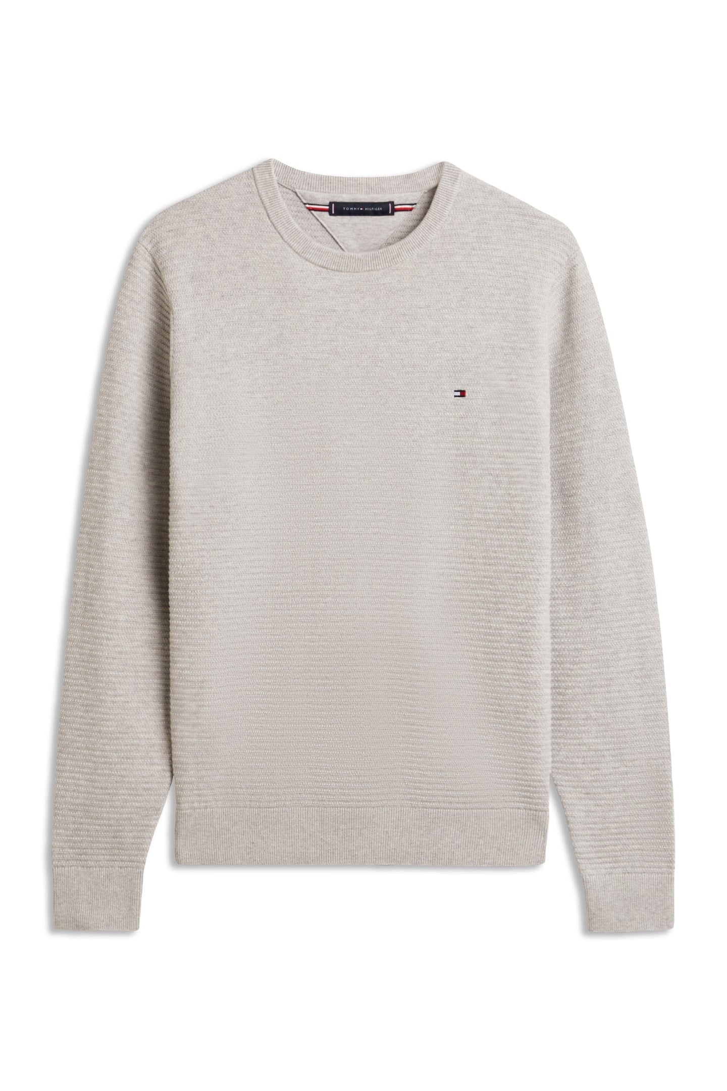 SEASONAL STRUCTURE CREWNECK LIGHT GREY HEATHER 5