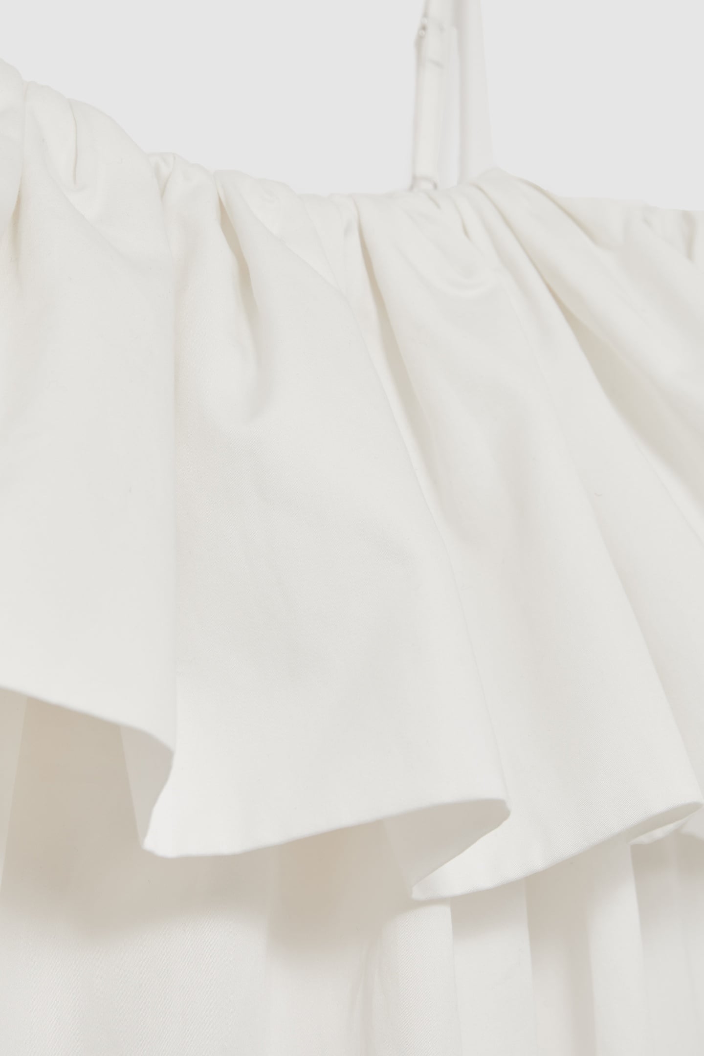 OFF THE SHOULDER DRESS IVORY CREAM 5