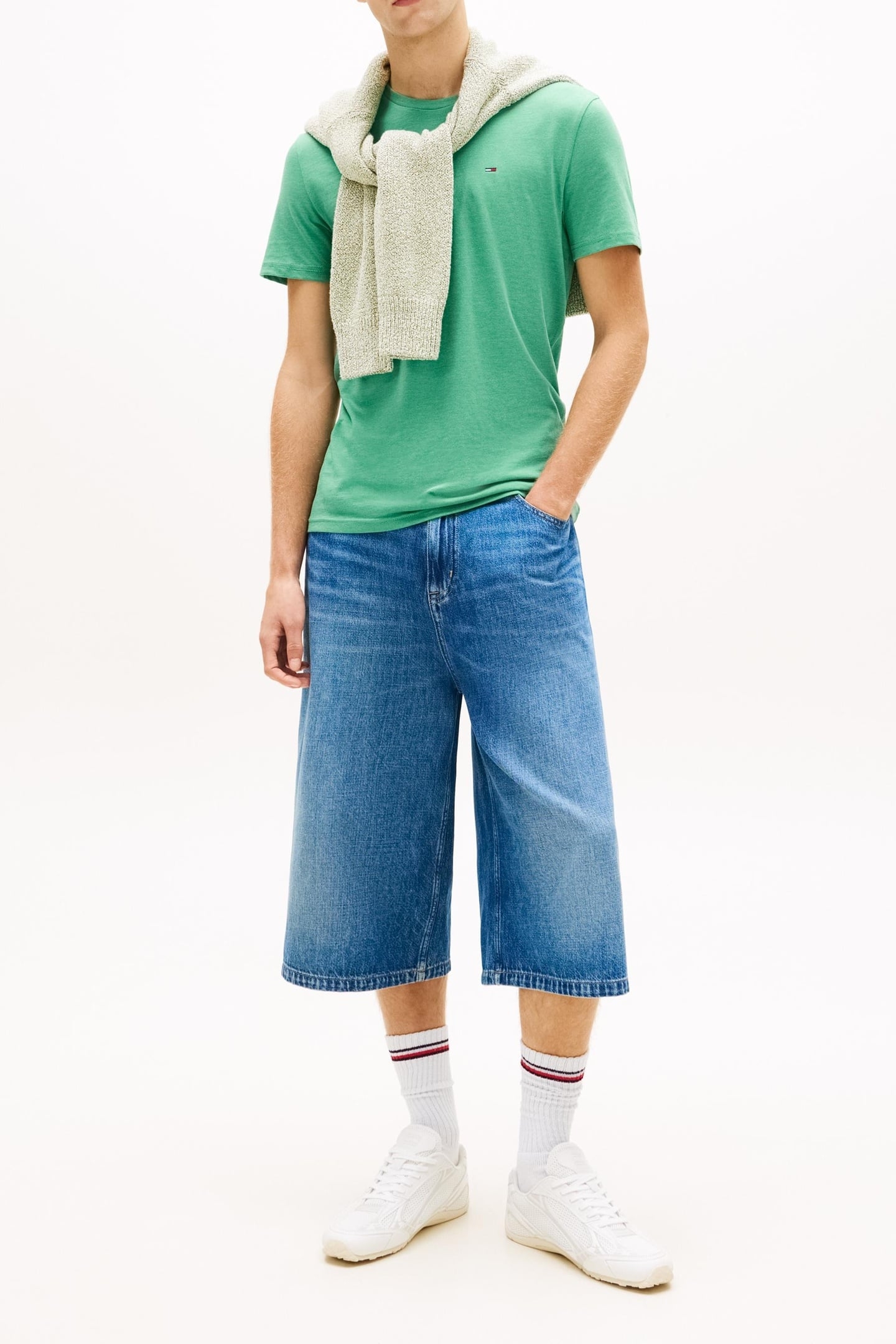 HEATHERED XSLIM JASPER SHIRT BAHAMA GREEN 1