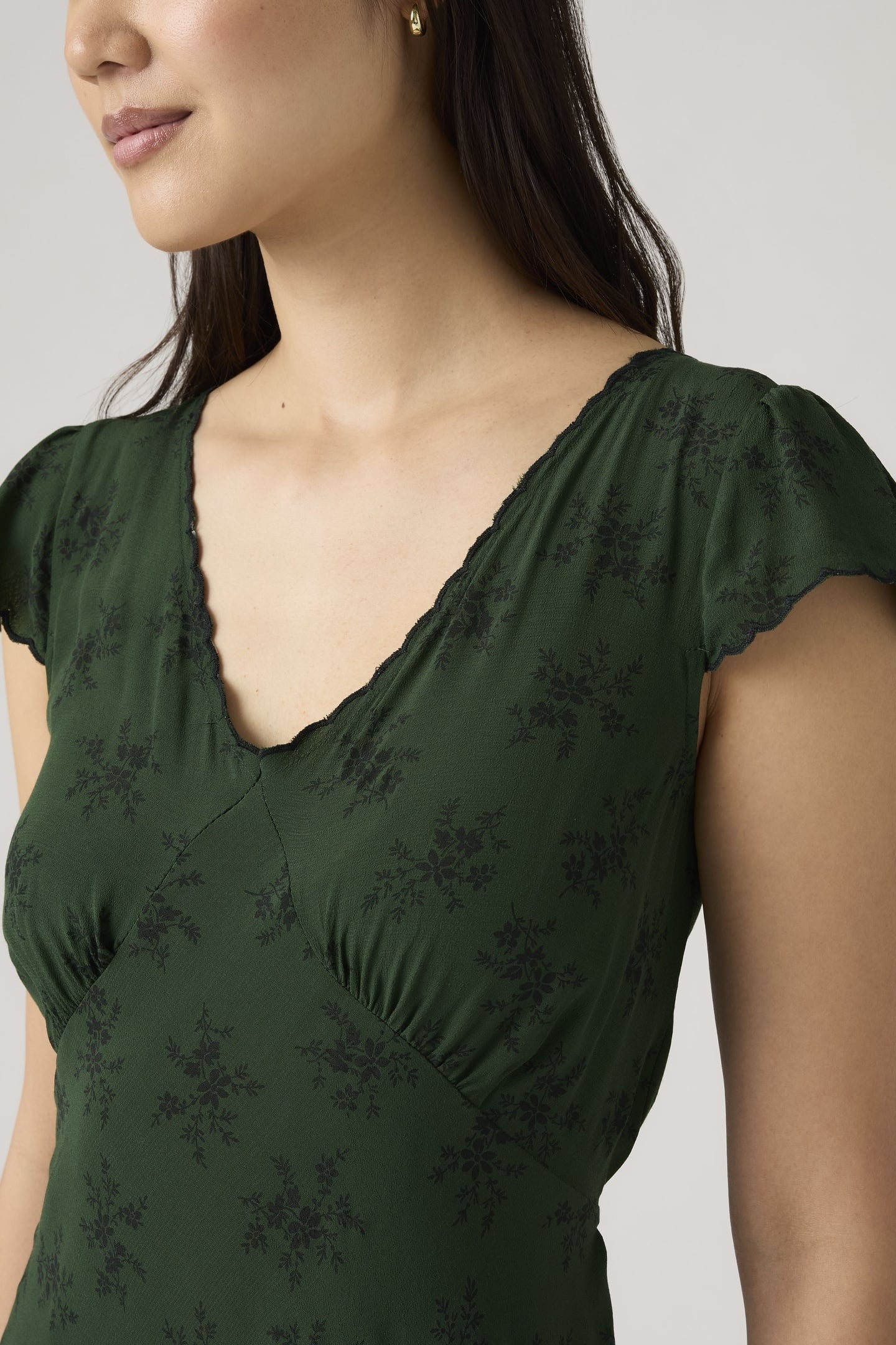 ELLORY DRESS GREEN 5