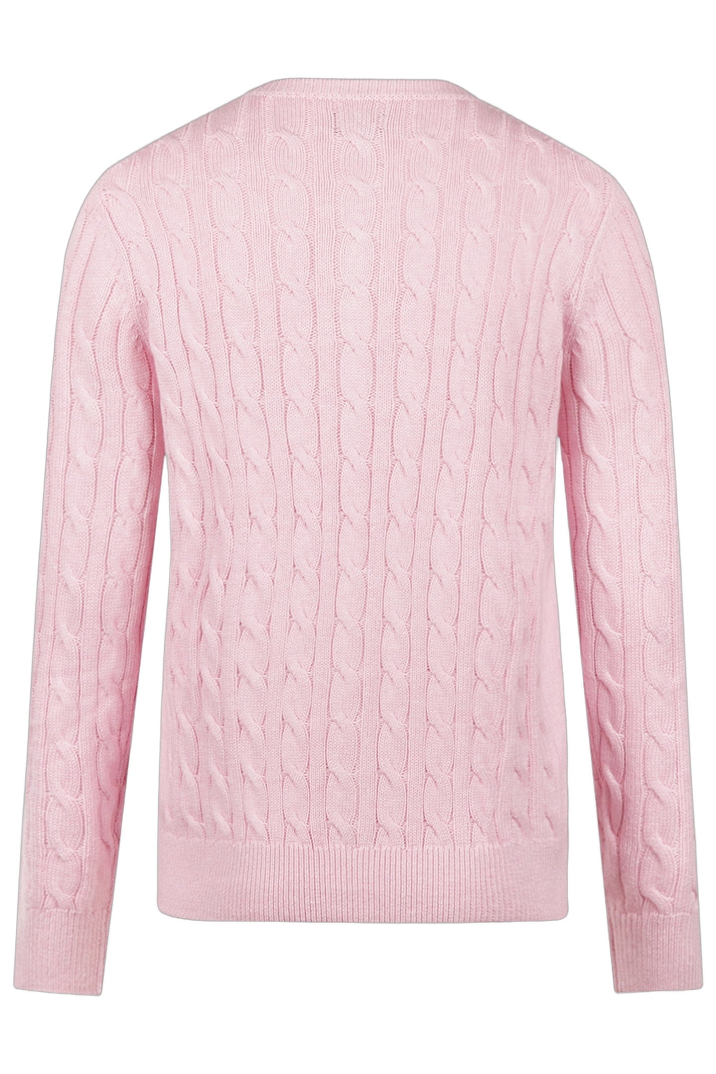 CABLE BUTTON CARDIGAN LIGHT PINK 4