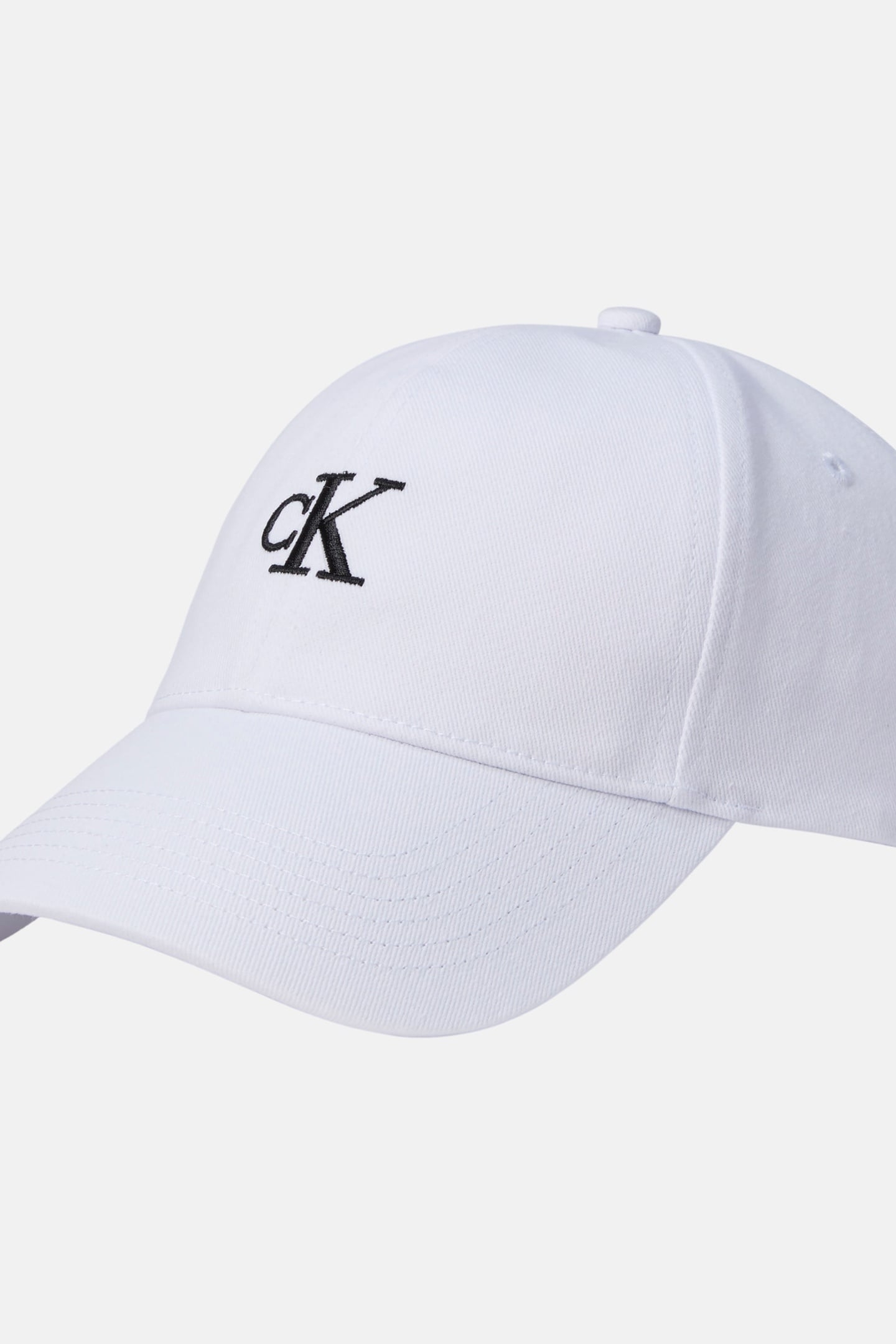 MONOGRAM EMBROIDERY CAP BRIGHT WHITE 1