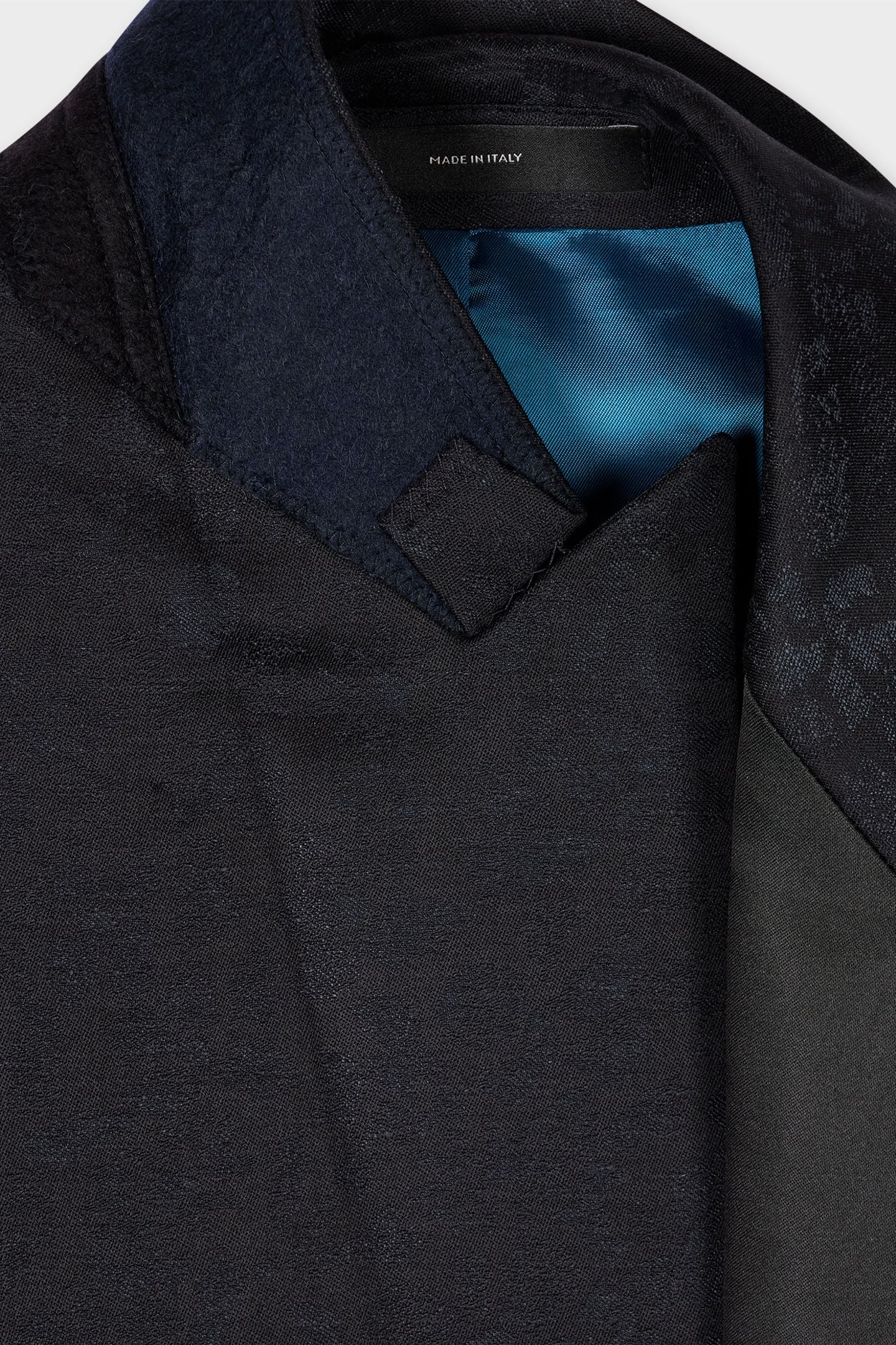 EVENING 1BTN JACKET BLACK MELANGE 5