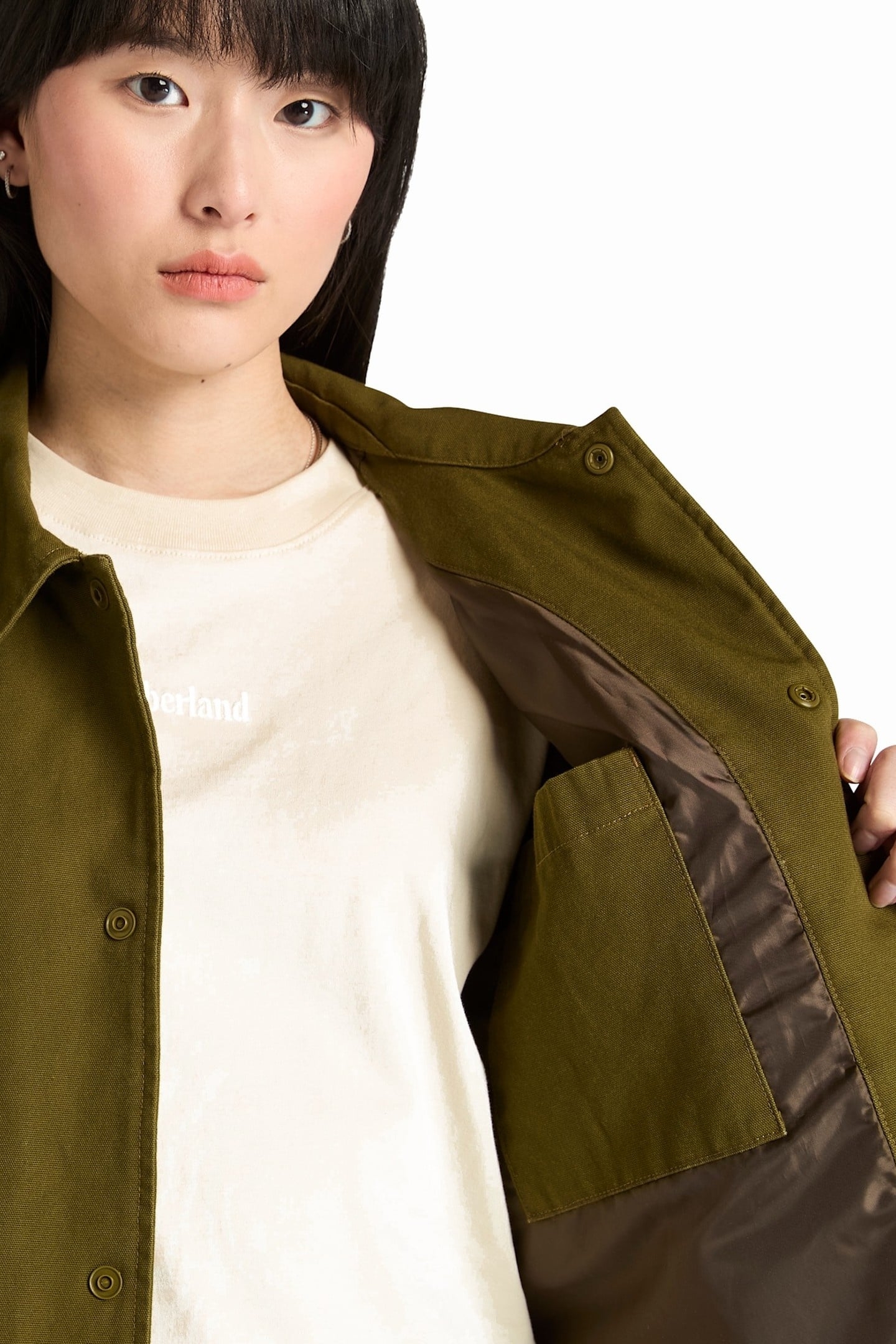 WASHED DUCK CANVAS INSULATED COACH JACKE DARK OLIVE 3
