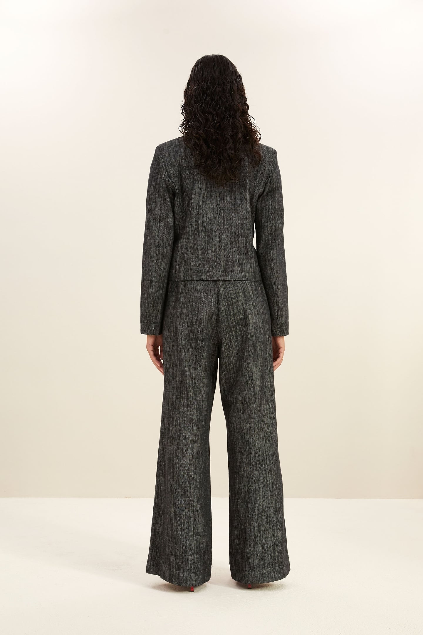 ADINA TWILL BLAZER JET BLACK 2