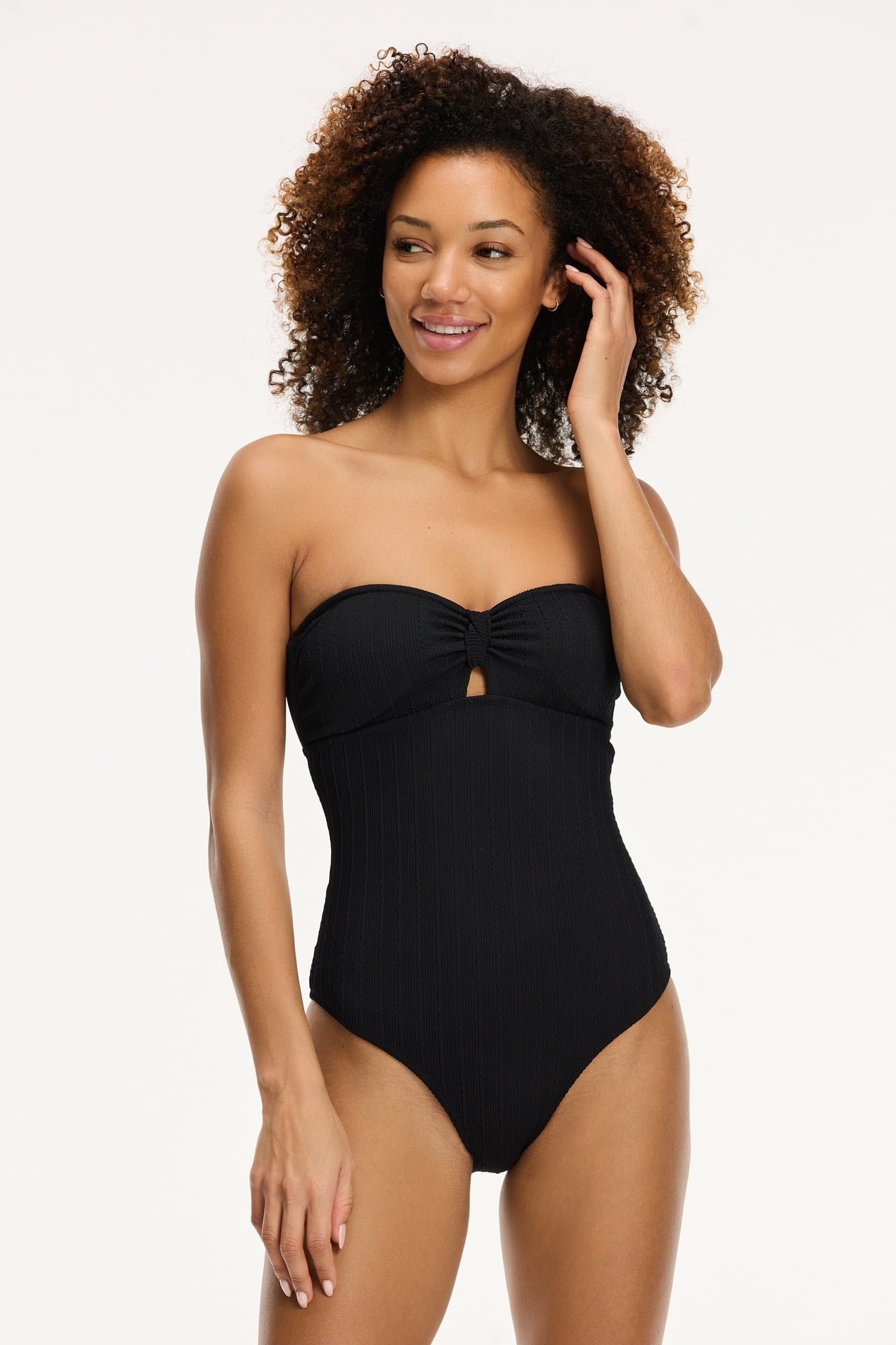 ZIA SWIMSUIT MALTA STRUCTURE BLACK MALTA STRUCTURE 1