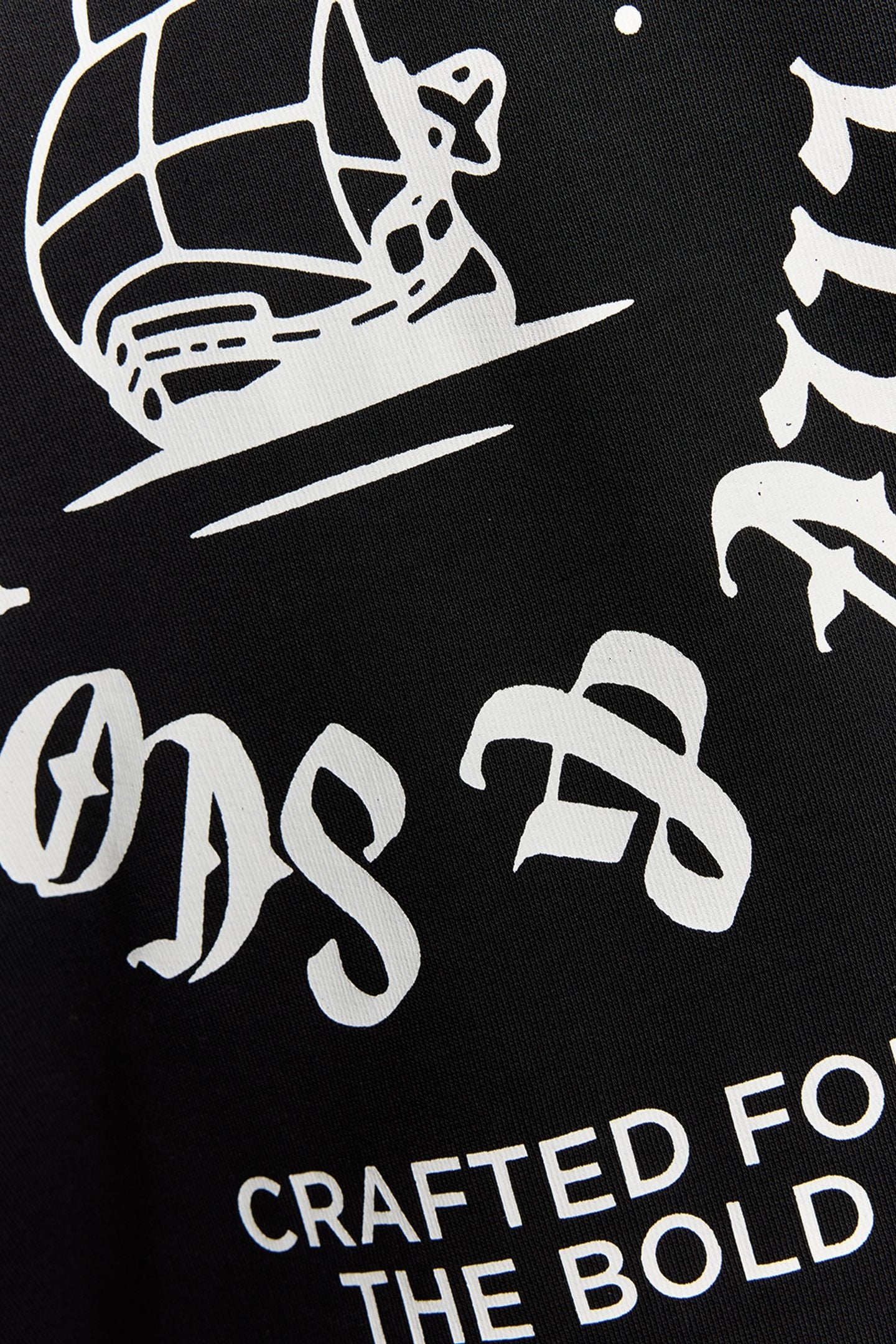 SHIP INSIGNIA GRAPHIC HOODIE JET BLACK 7