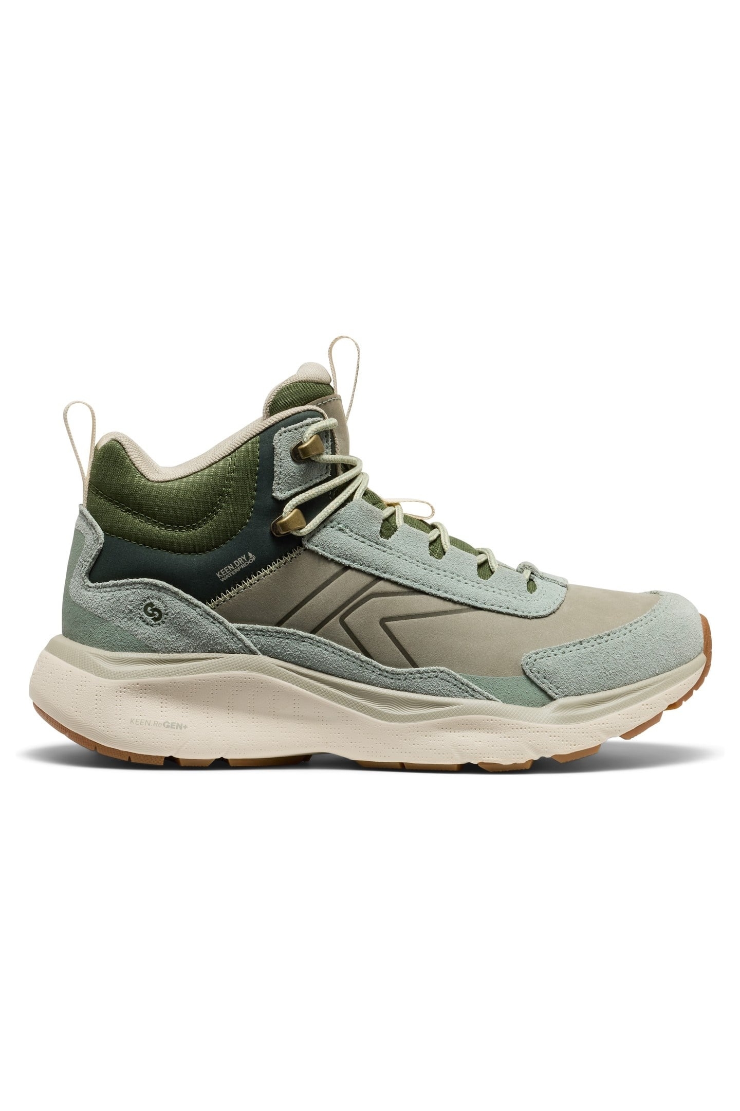 LEIKI LEATHER MID WP ICEBERG GREEN/BRONZE GREEN 2