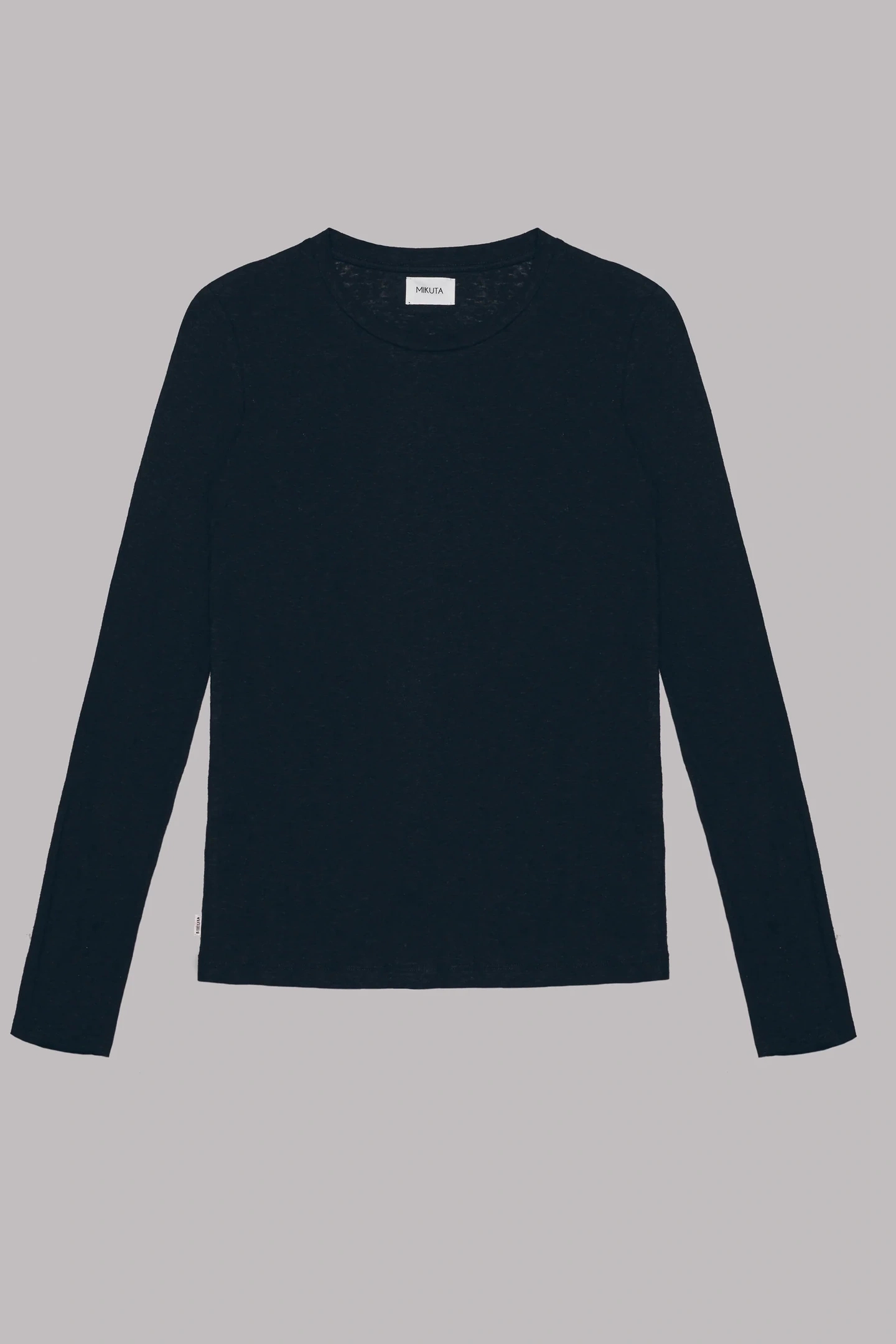 THE BLACK THIN LINEN LONGSLEEVE 3