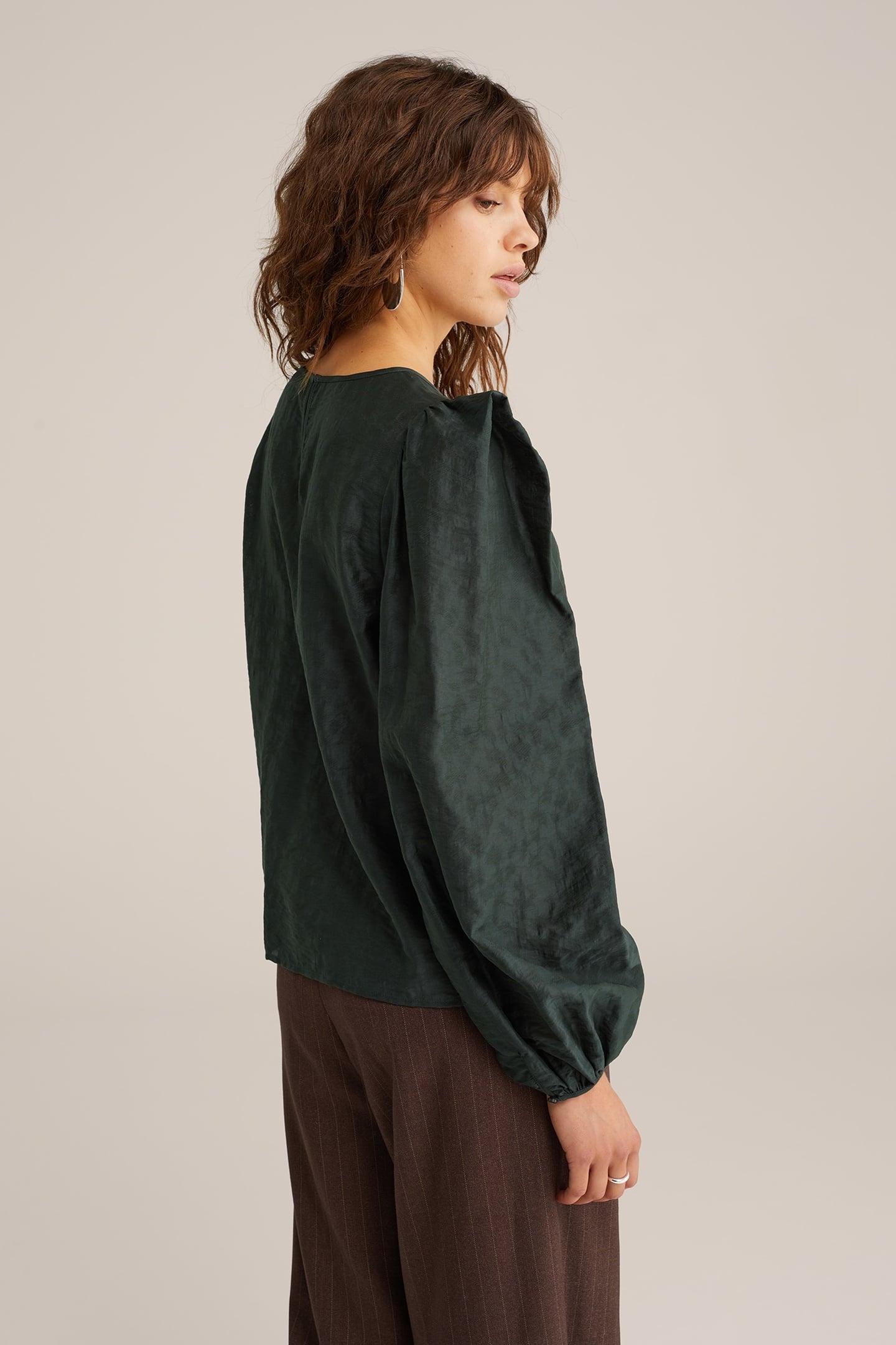 BLOUSE DARK GREEN 2