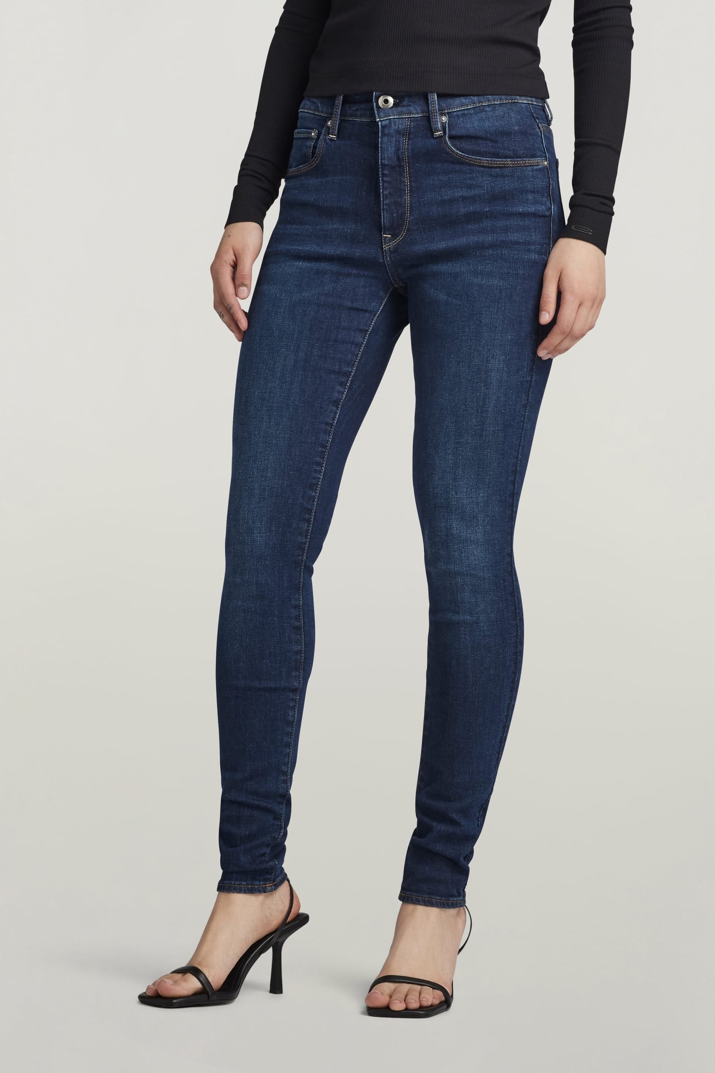 3301 SKINNY JEANS DK AGED 1