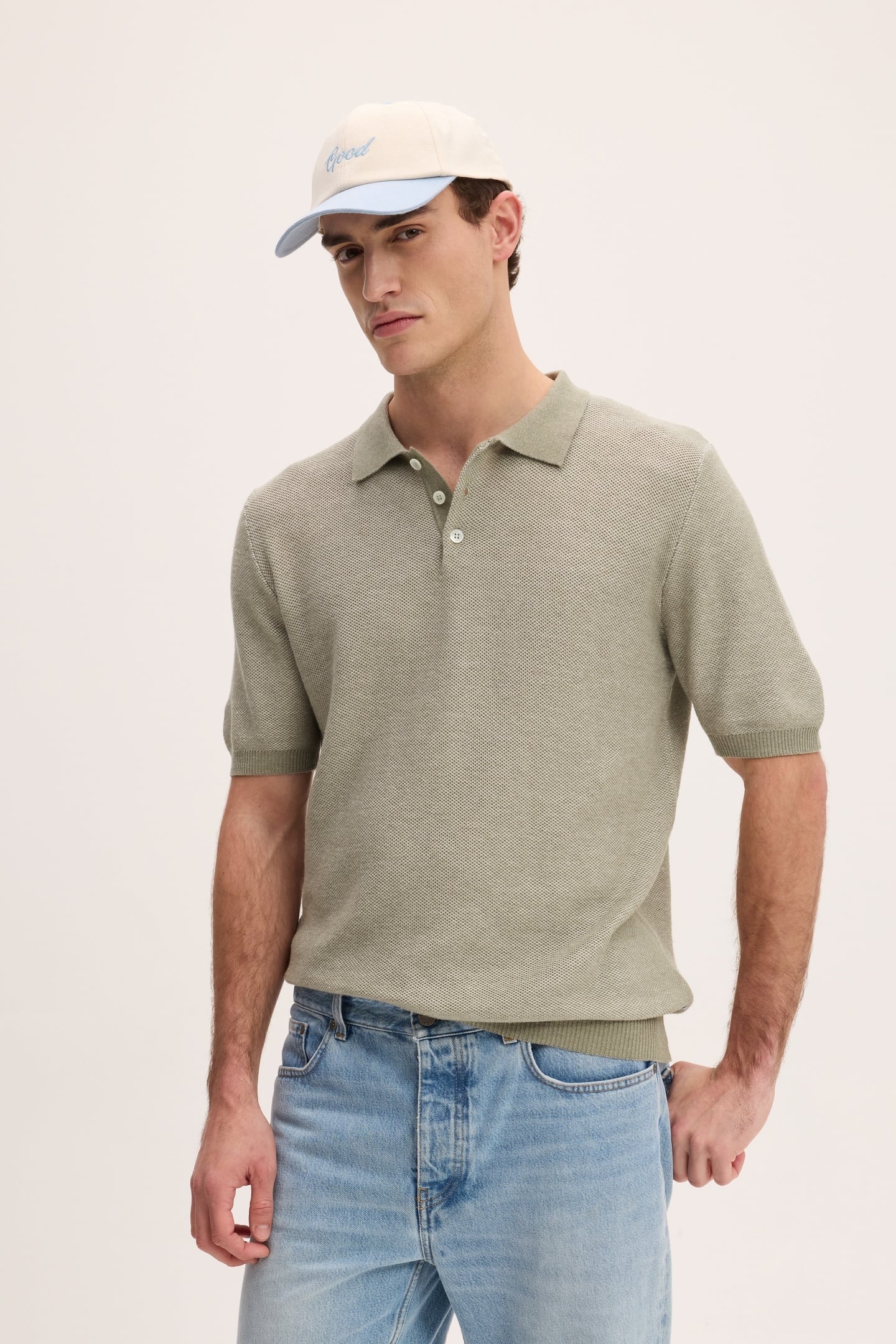 POWER POLOS GREEN WHITE 2