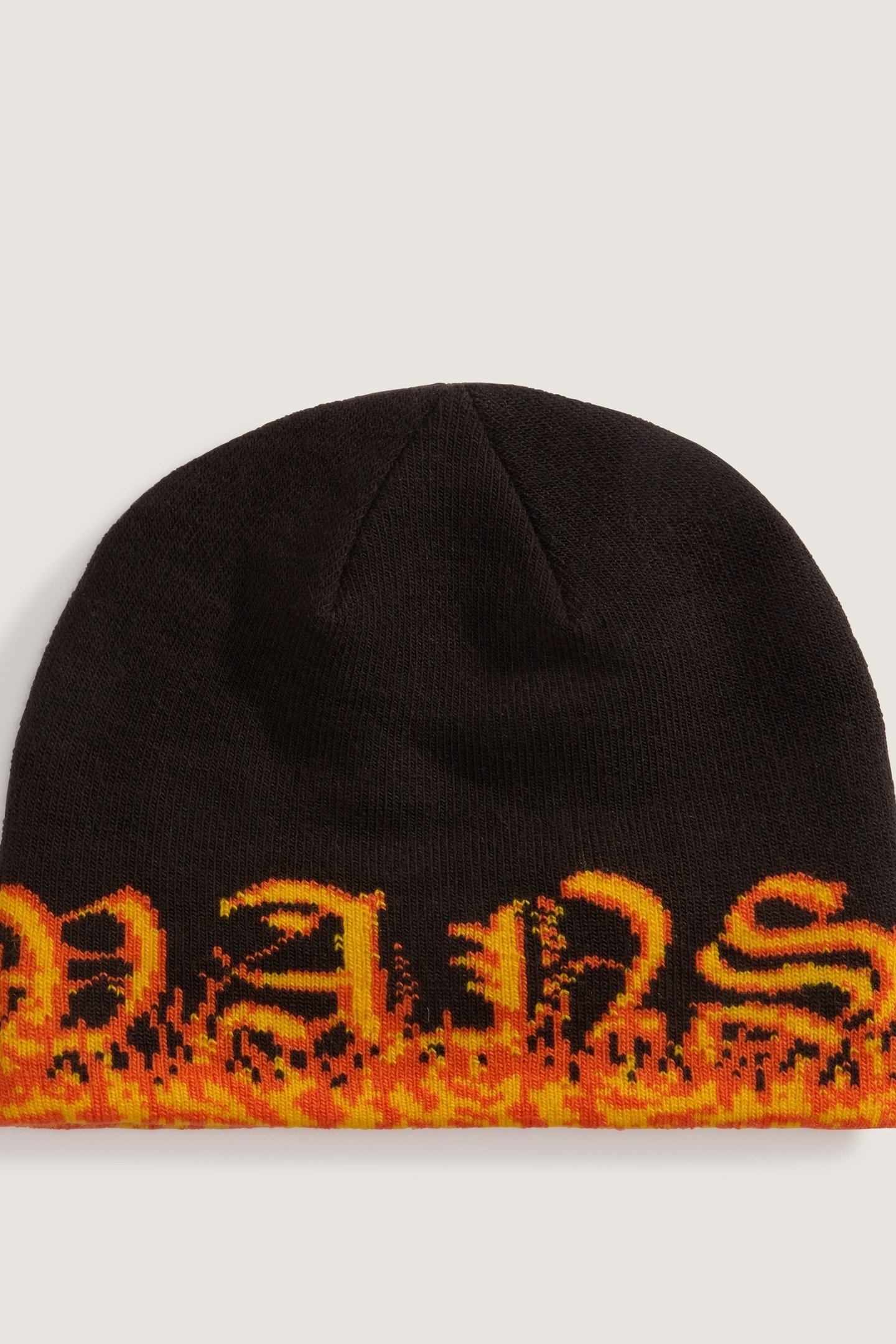 UNISEX HOVLEY BEANIE BLACK/FLAME 2